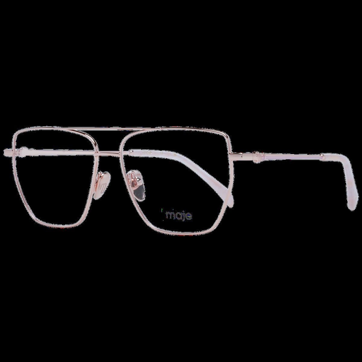 Eckige Metallbrille mit Doppelsteg