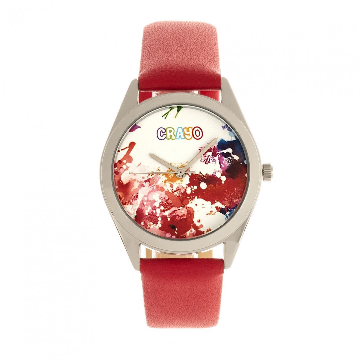 Analog-Armbanduhr mit Graffiti-Zifferblatt