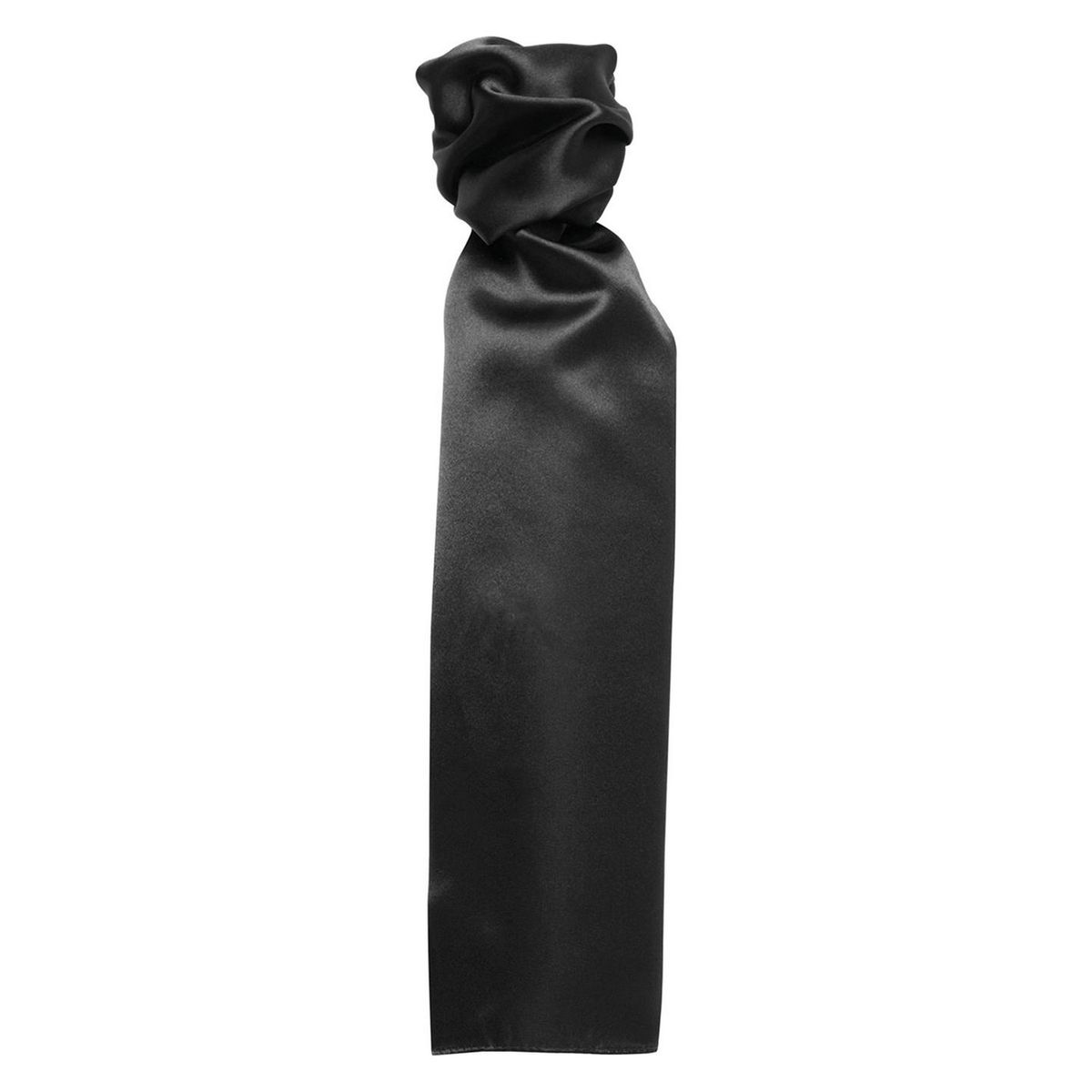 Eleganter Schmaler Satin-Touch Schal