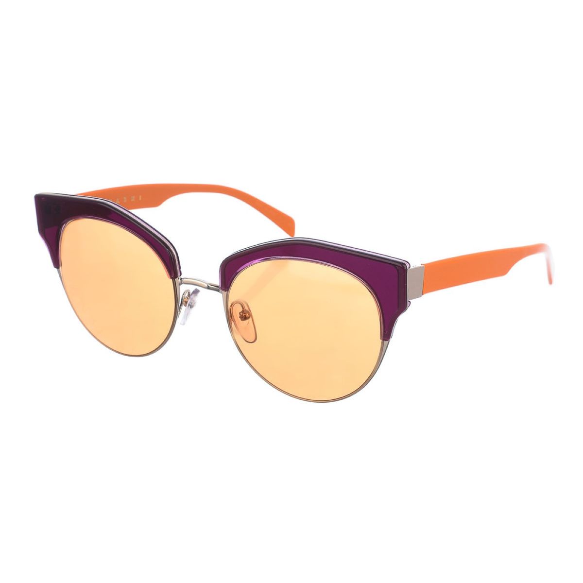 Oval-Sonnenbrille im Cat-Eye-Stil