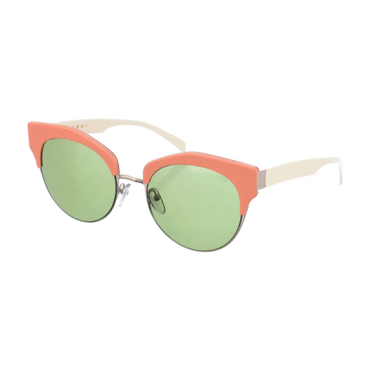 Oval-Sonnenbrille im Cat-Eye-Stil