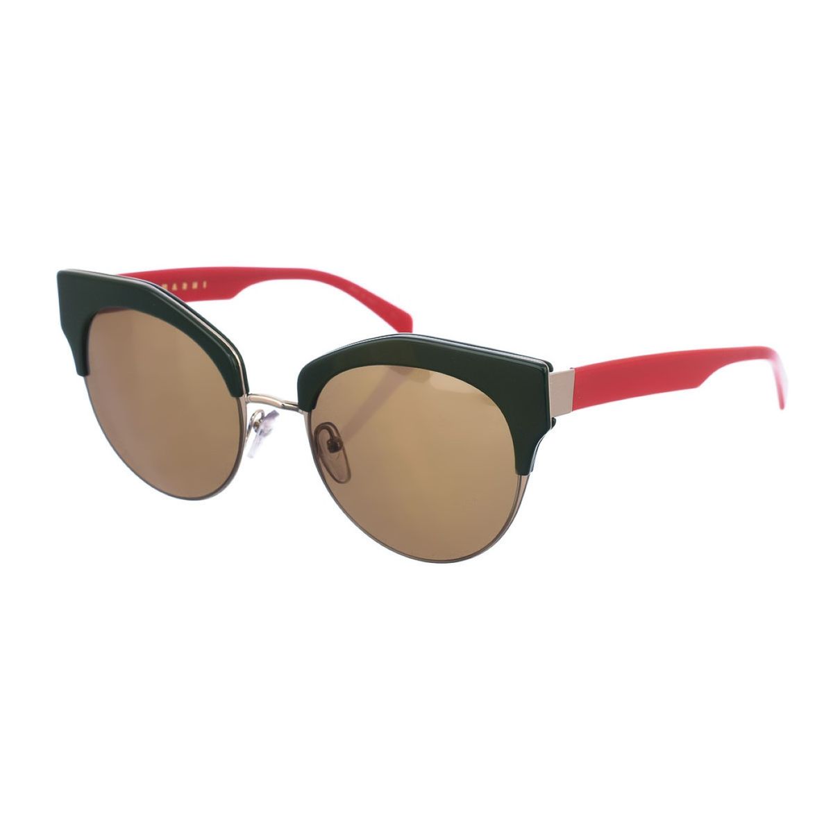 Oval-Sonnenbrille im Cat-Eye-Stil