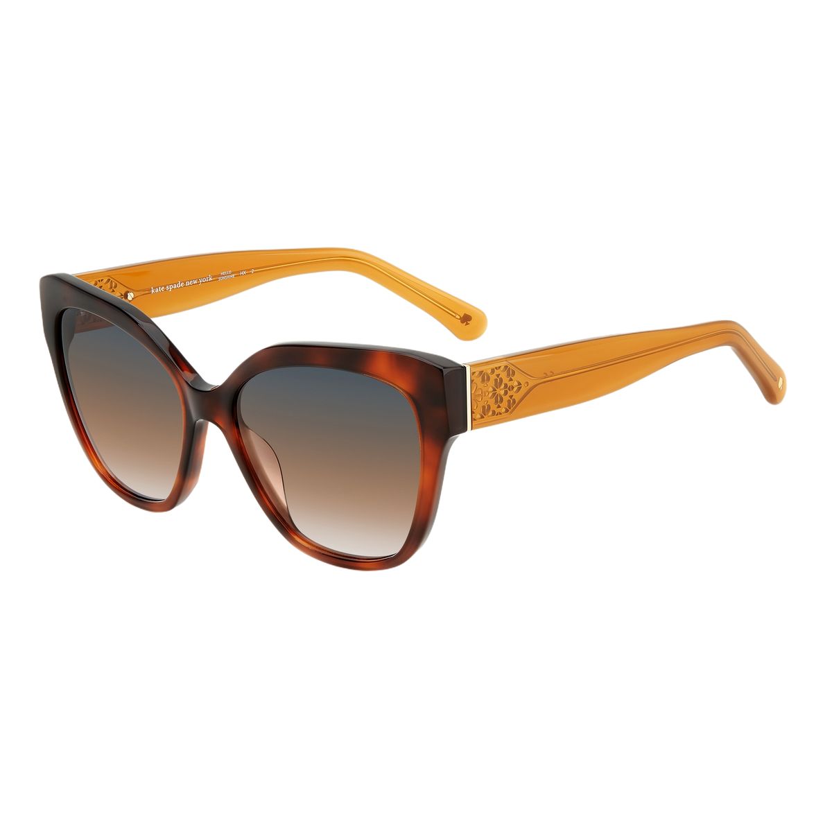 Sanfte Cat-Eye-Sonnenbrille mit Farbverlauf