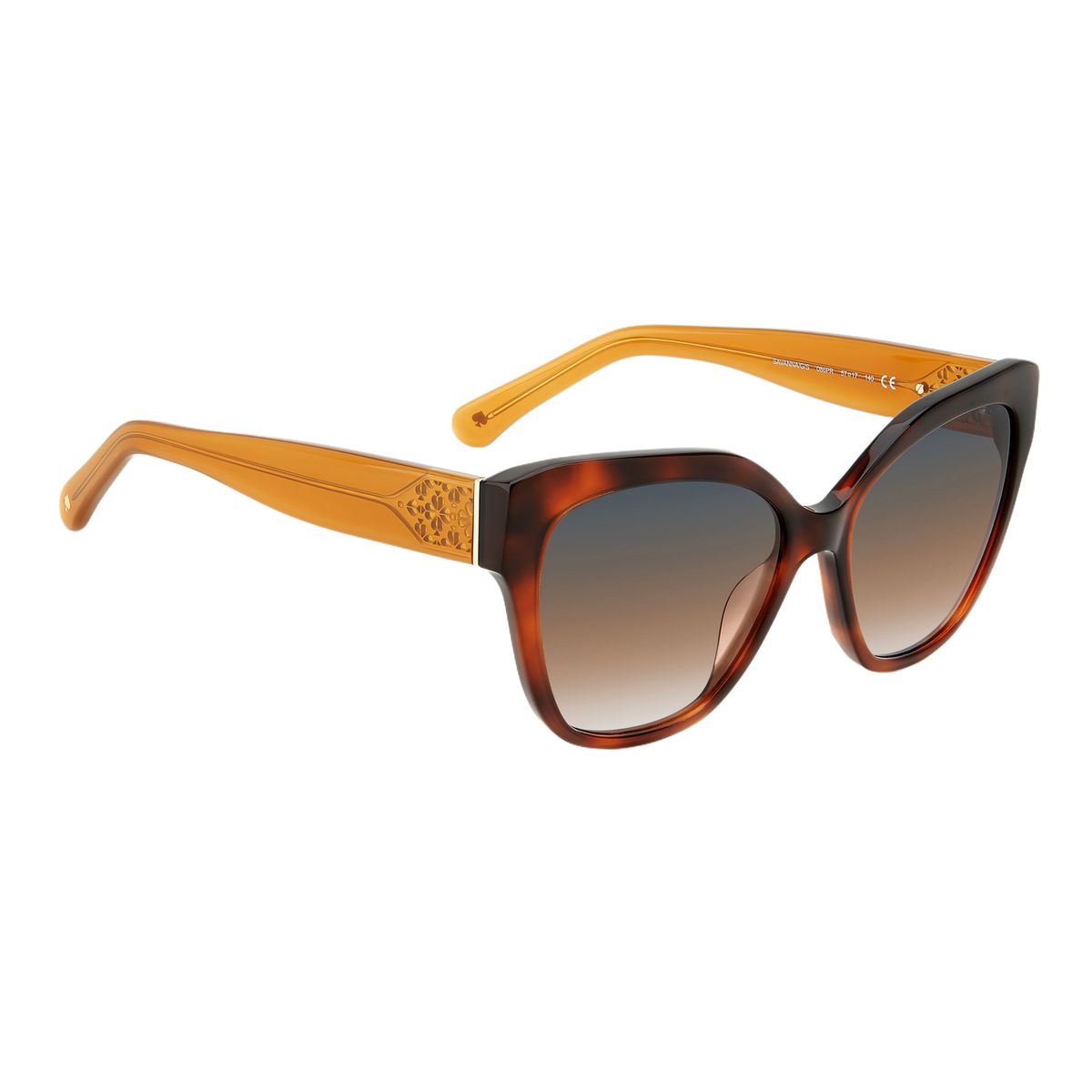 Sanfte Cat-Eye-Sonnenbrille mit Farbverlauf