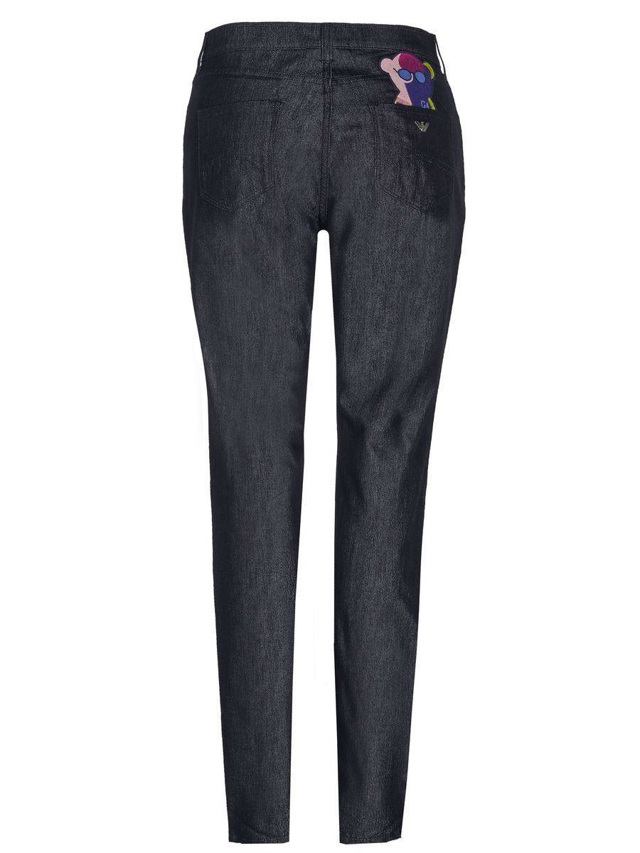 Slim-Fit-Hose in dunkler Waschung