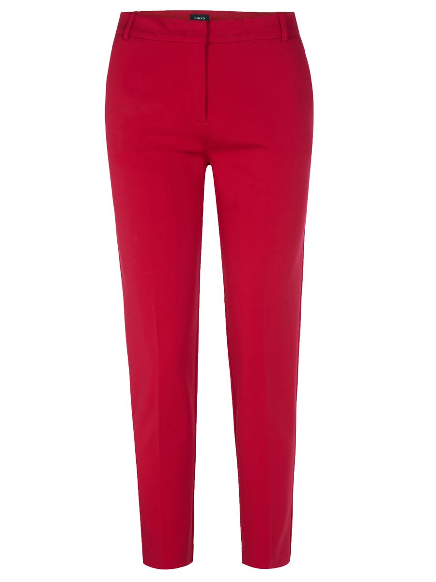 Schmal geschnittene Cargohose mit Nahtdetails