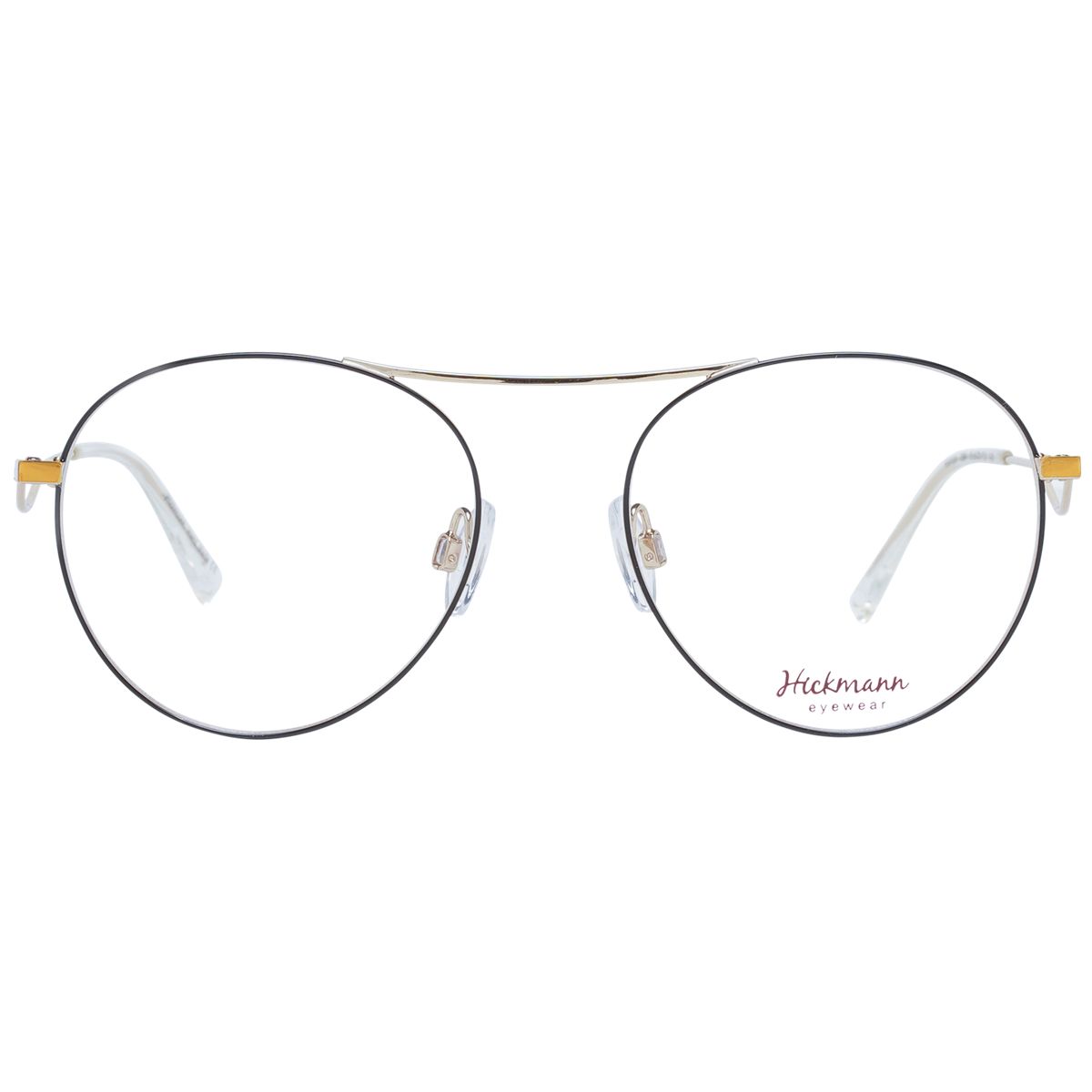 Runde Korrekturbrille mit Doppelsteg