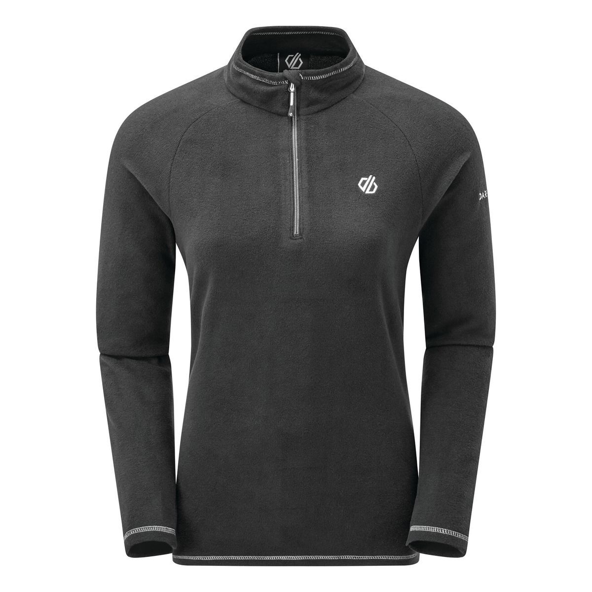 Raglan-Fleece mit halbem Reißverschluss