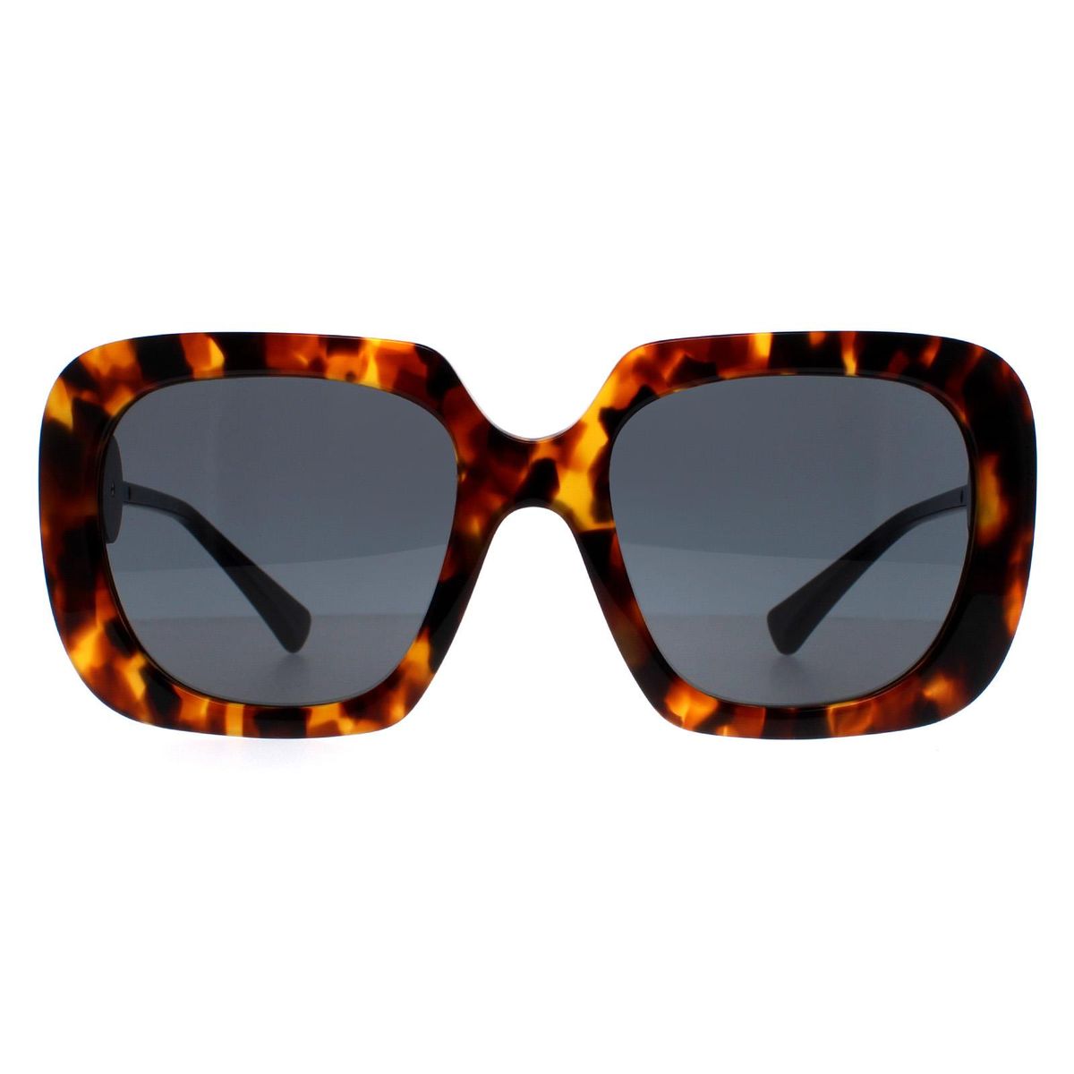Übergroße Sonnenbrille in Schildpatt-Optik