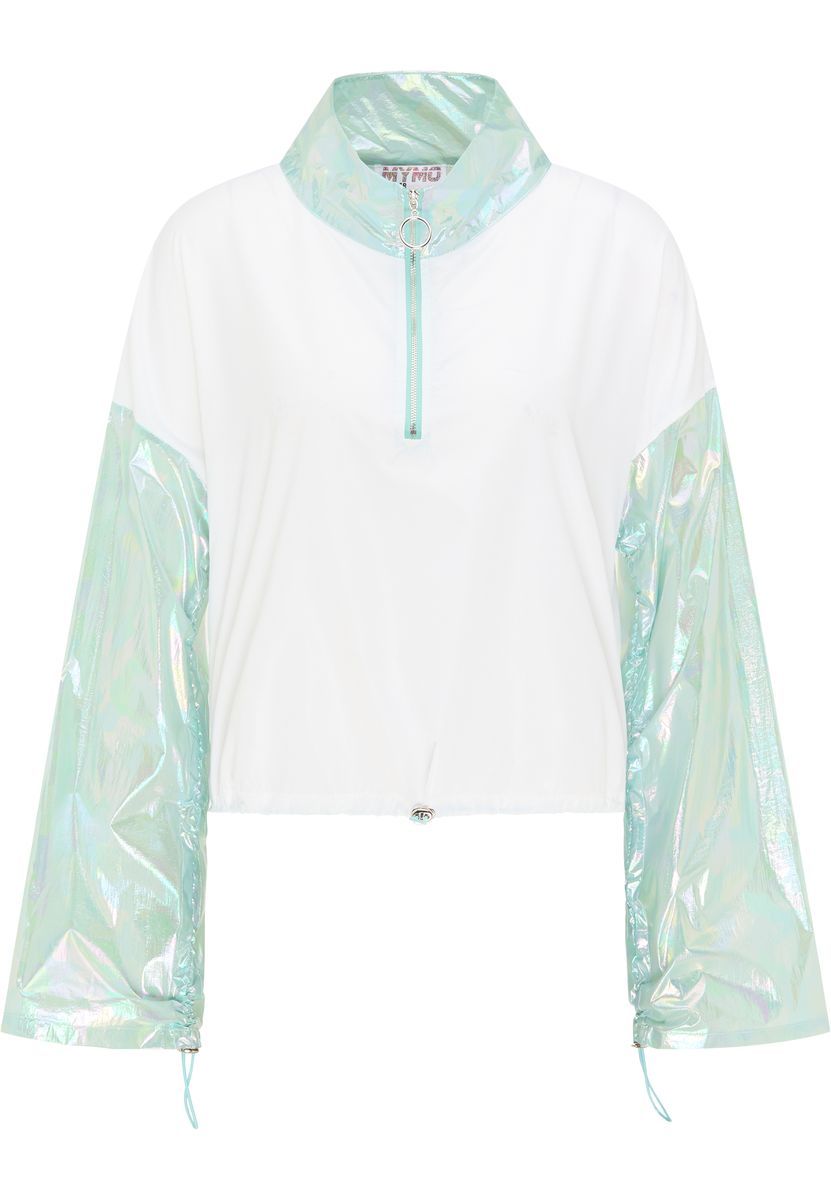 Windbreaker mit schimmernden Ärmeln