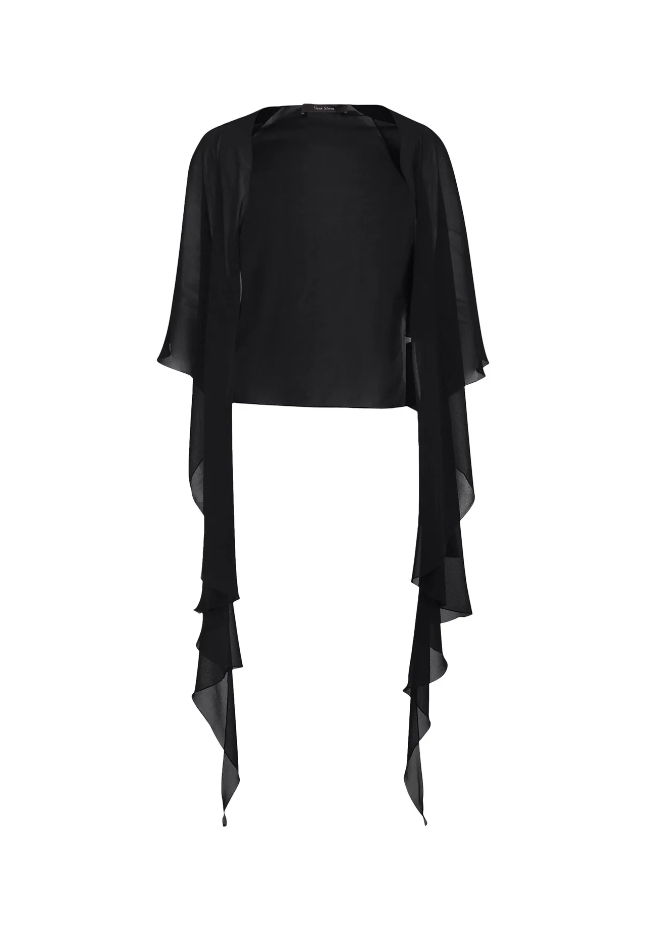 Elegante Chiffon-Stola mit Volants
