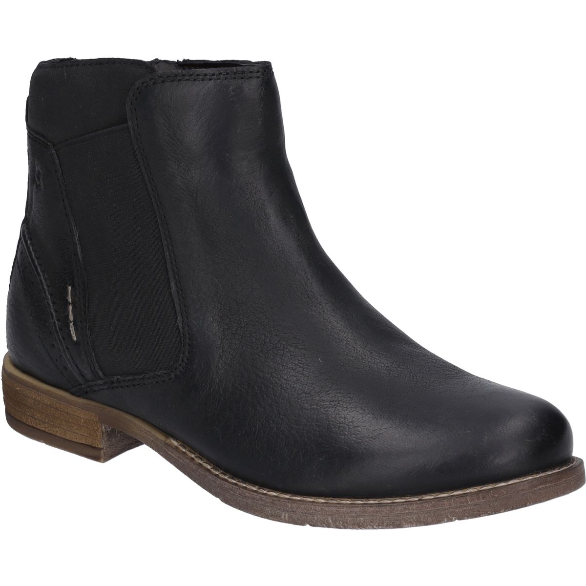 Klassische Leder-Stiefeletten