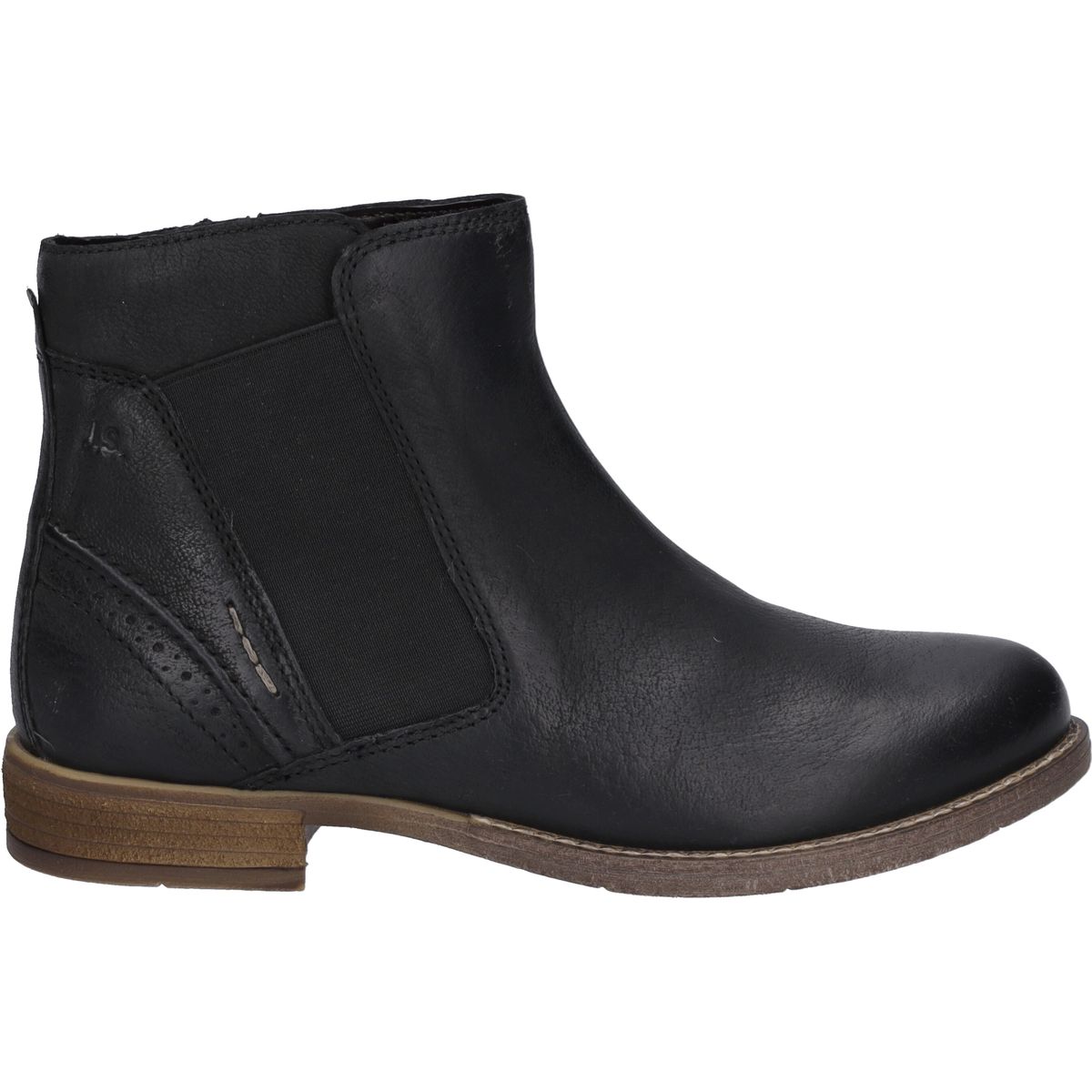 Klassische Leder-Stiefeletten