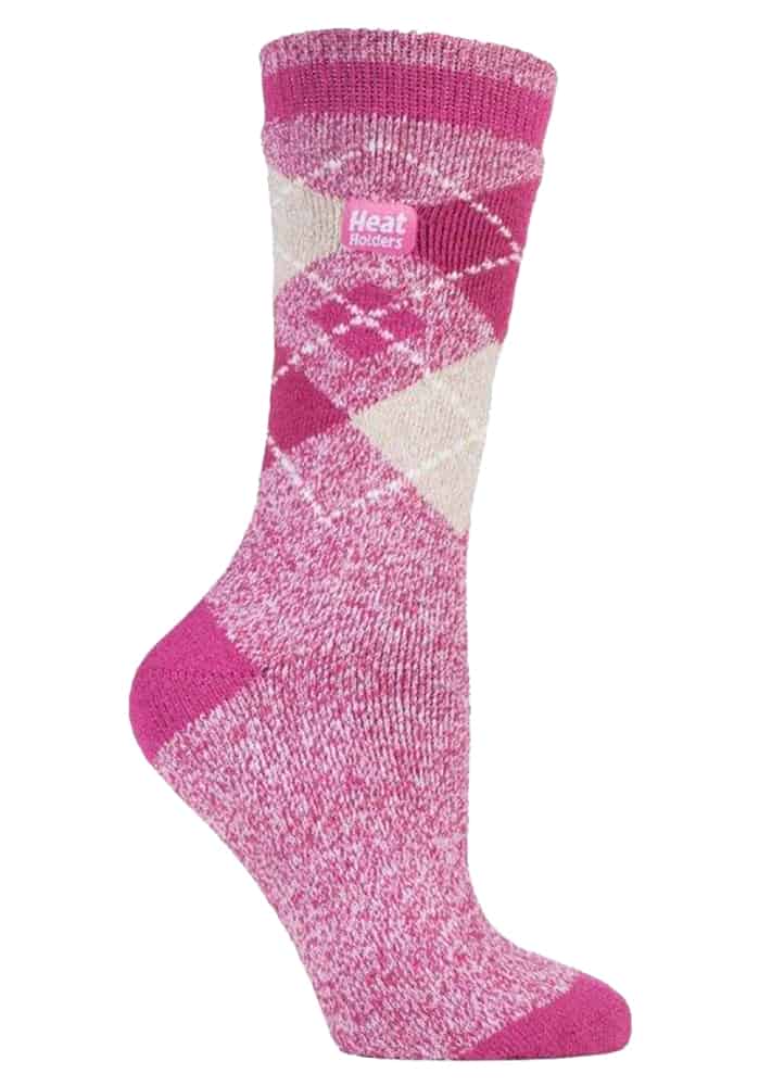 Leichte Thermo-Socken mit Argyle-Muster