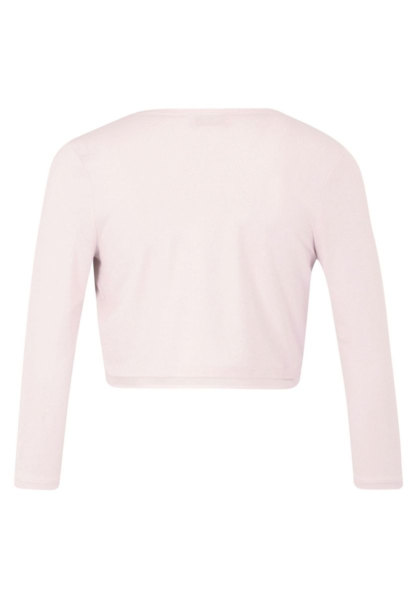 Eleganter langärmliger Jersey-Bolero