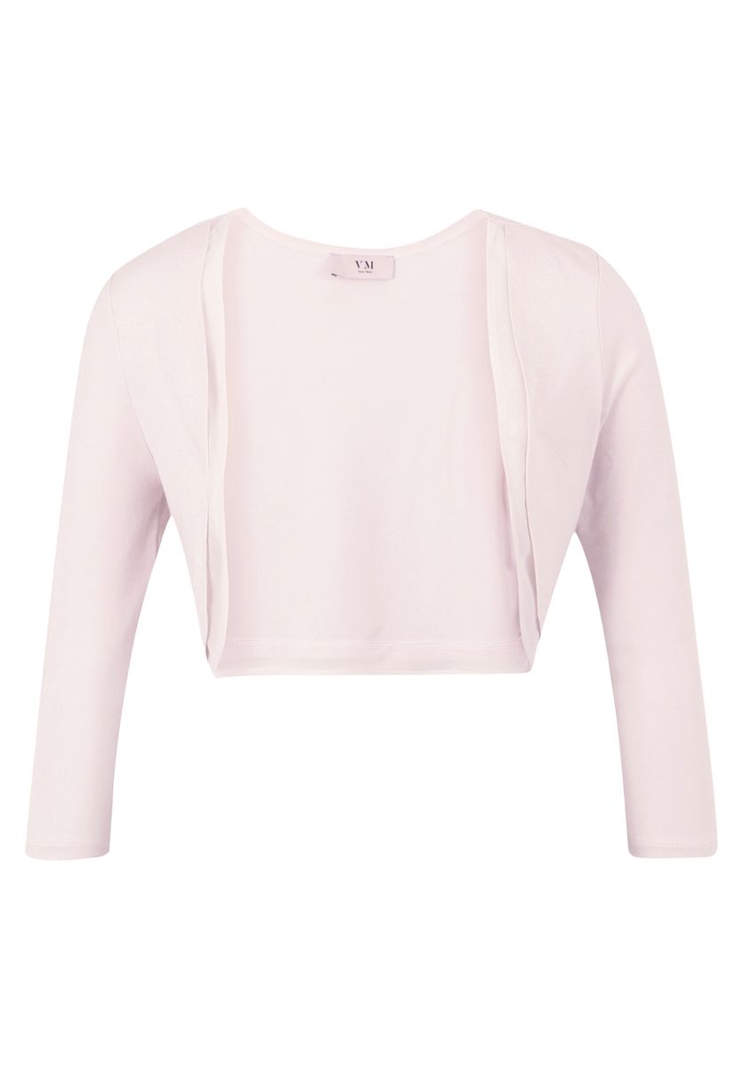 Eleganter langärmliger Jersey-Bolero