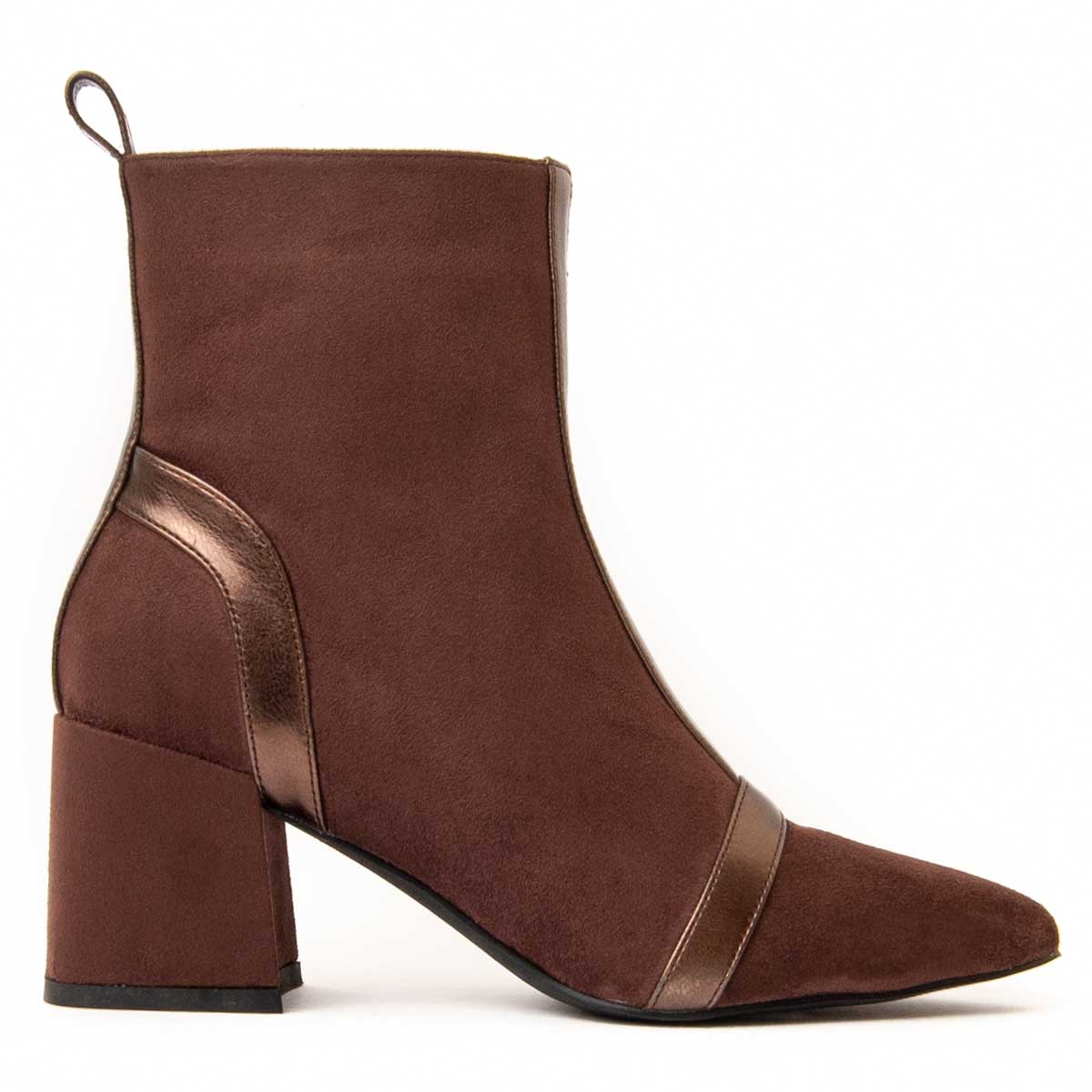 Ankle Boots mit spitzer Zehenpartie
