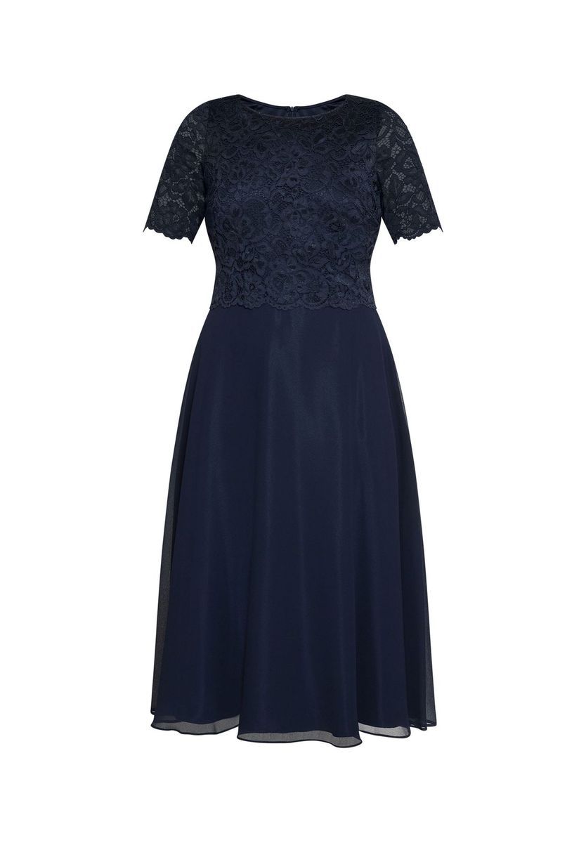 Cocktailkleid mit floraler Spitze