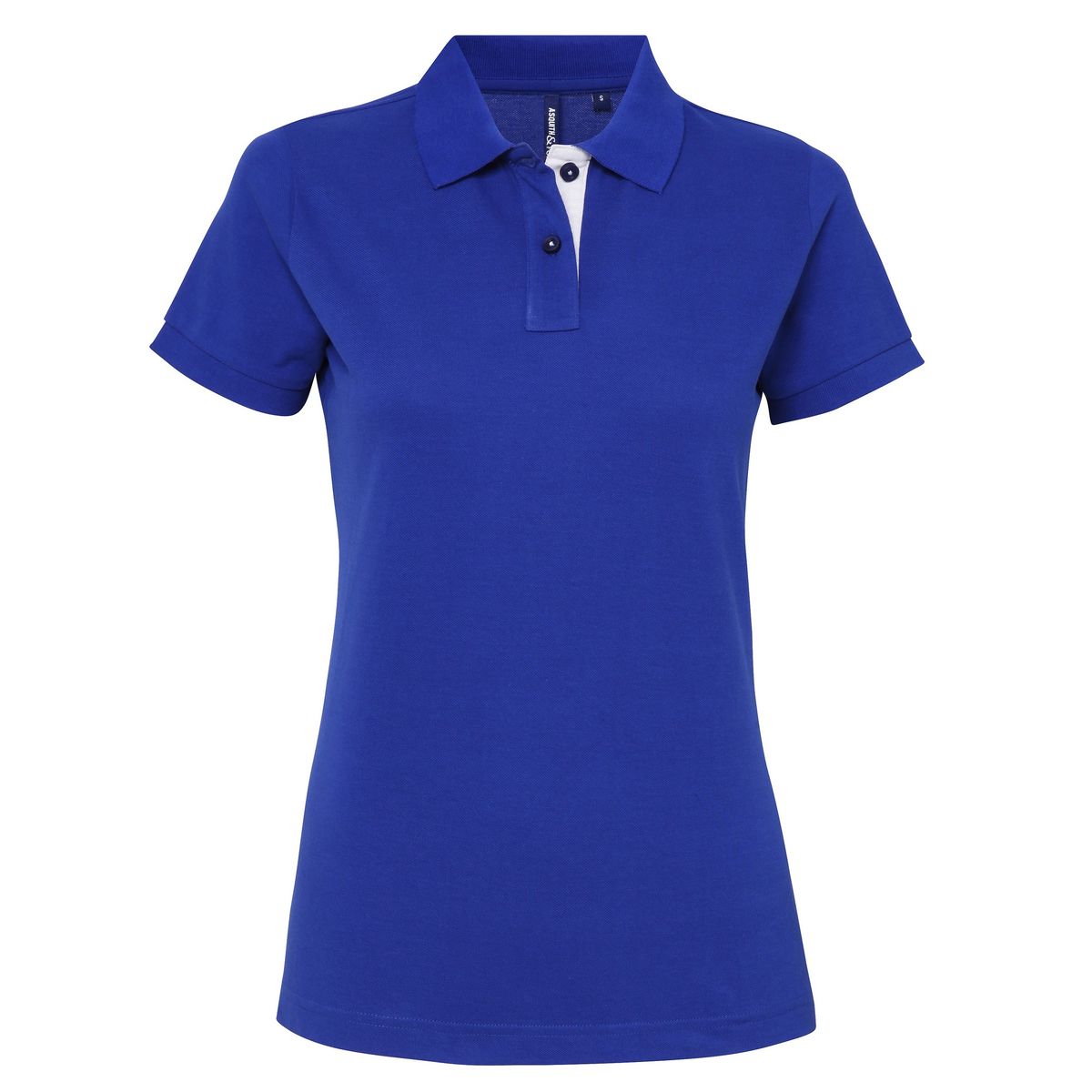 Schmal geschnittenes Poloshirt mit Kontrastleiste
