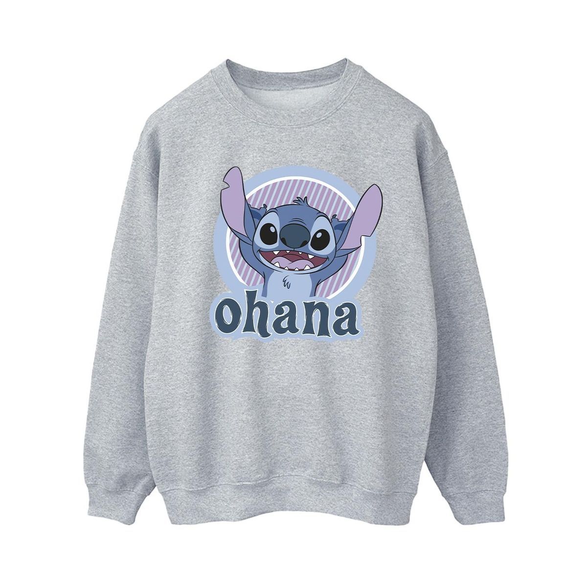 Stitch Ohana Grafik-Sweatshirt mit Rundhalsausschnitt