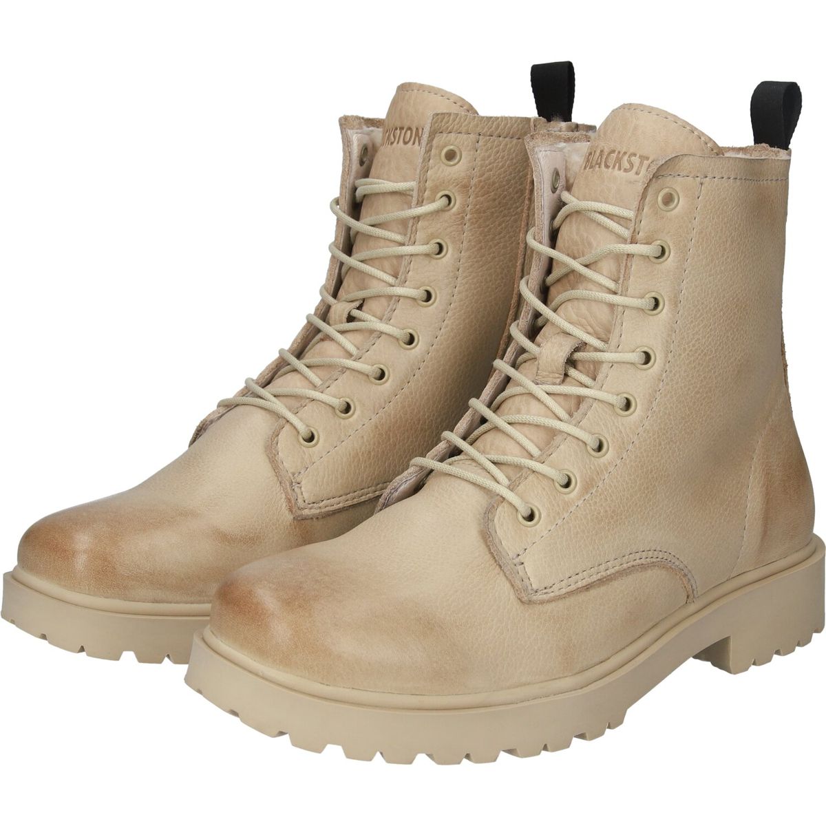 Robuste Schnürstiefel mit Schafsfell-Futter