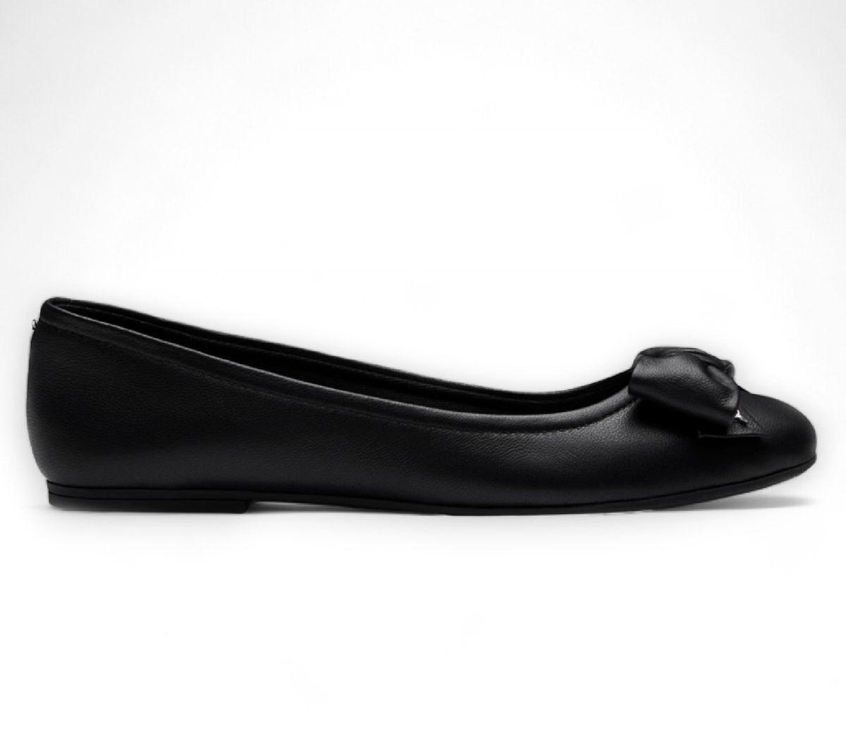 Bunny Leder-Ballerinas mit Schleife