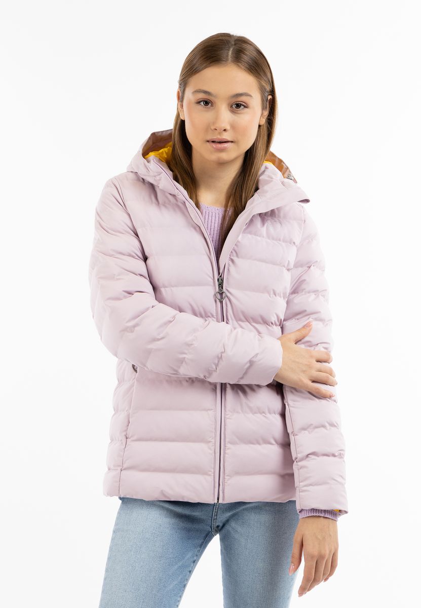 Gesteppte Winterjacke mit Kapuze