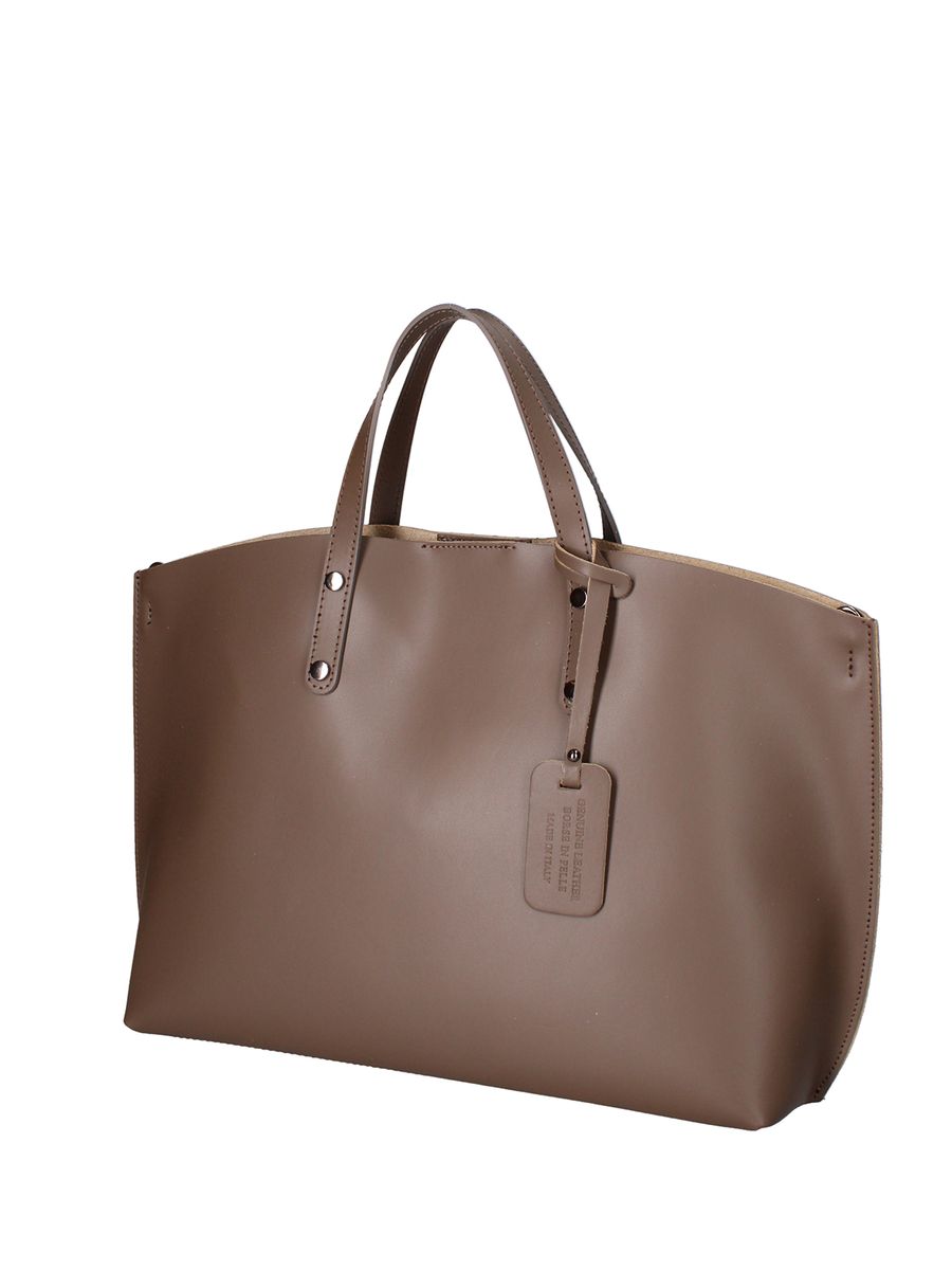 Schlichte minimalistische Leder-Tote