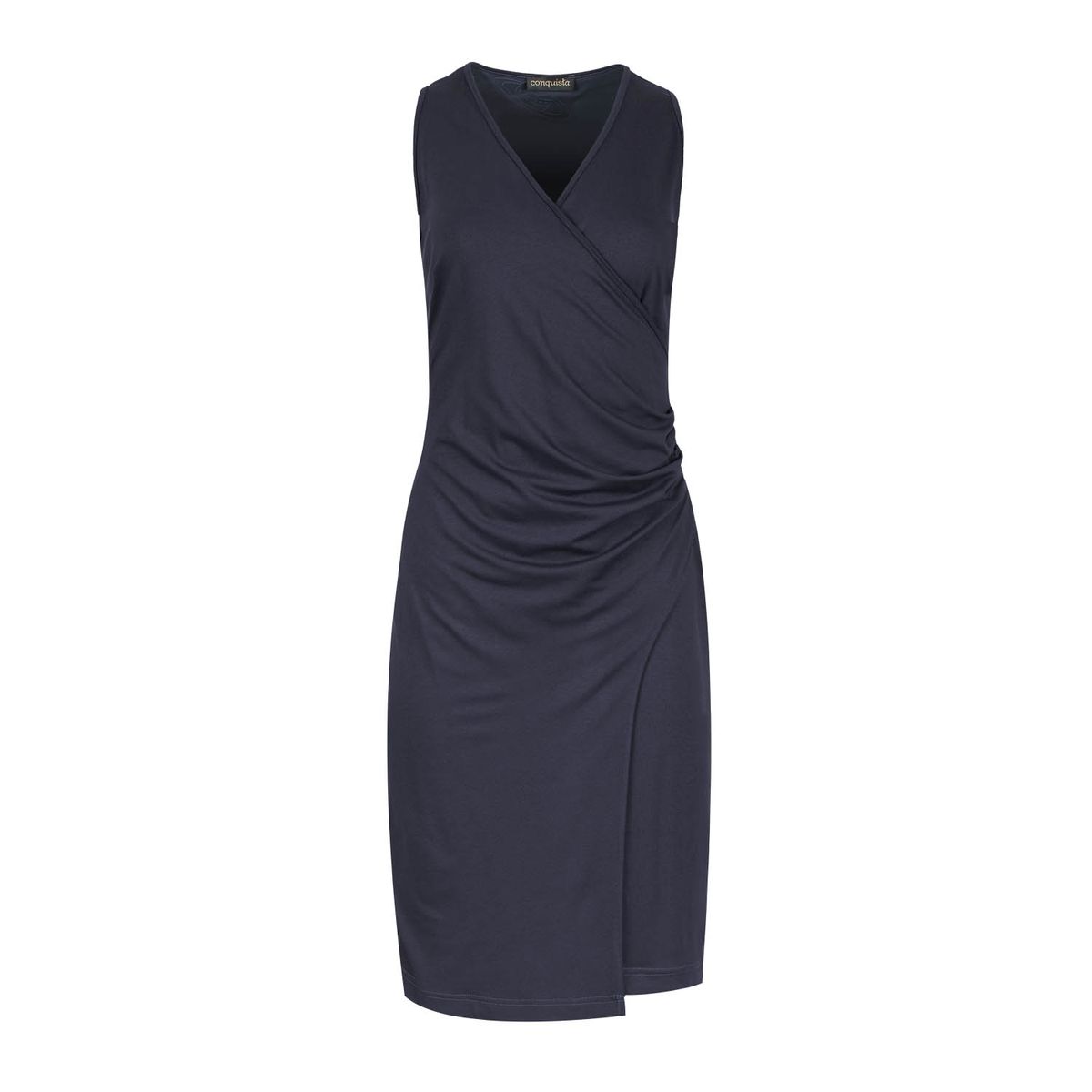 Ärmelloses Midikleid in Wickeloptik