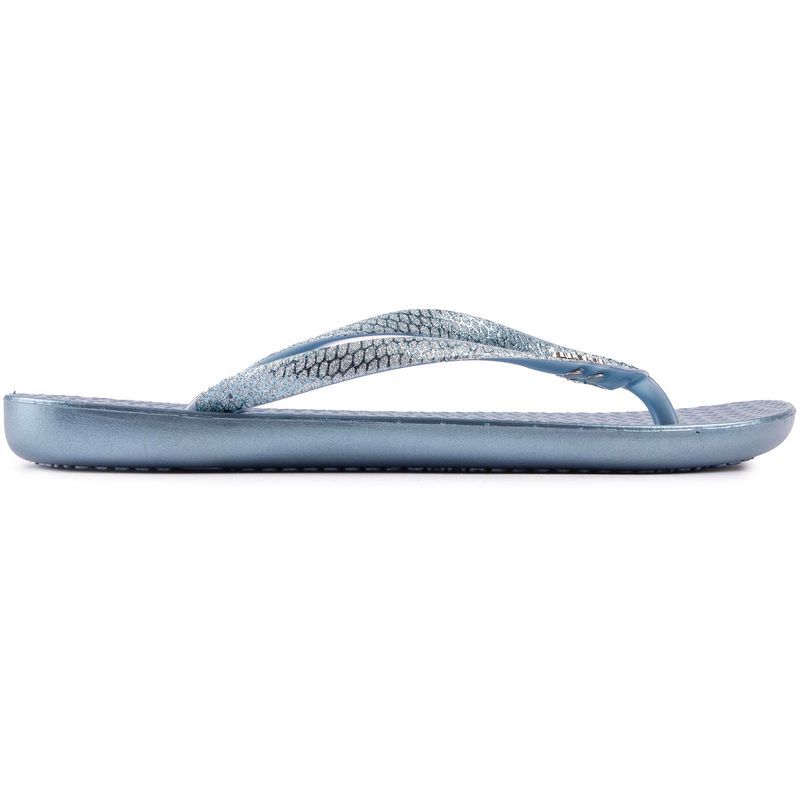 Glitzernde Zehentrenner mit Metallic-Finish