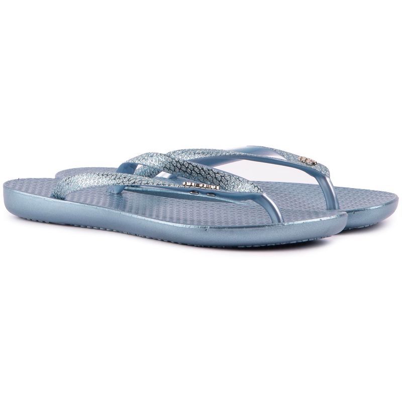 Glitzernde Zehentrenner mit Metallic-Finish