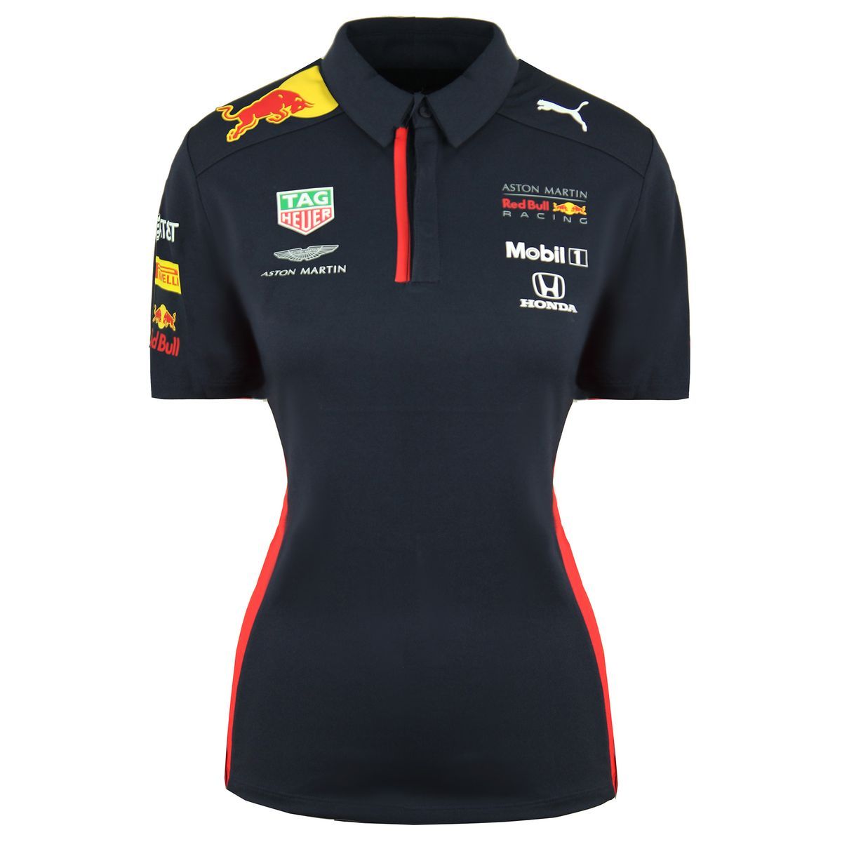 Tailliertes Racing-Team Poloshirt