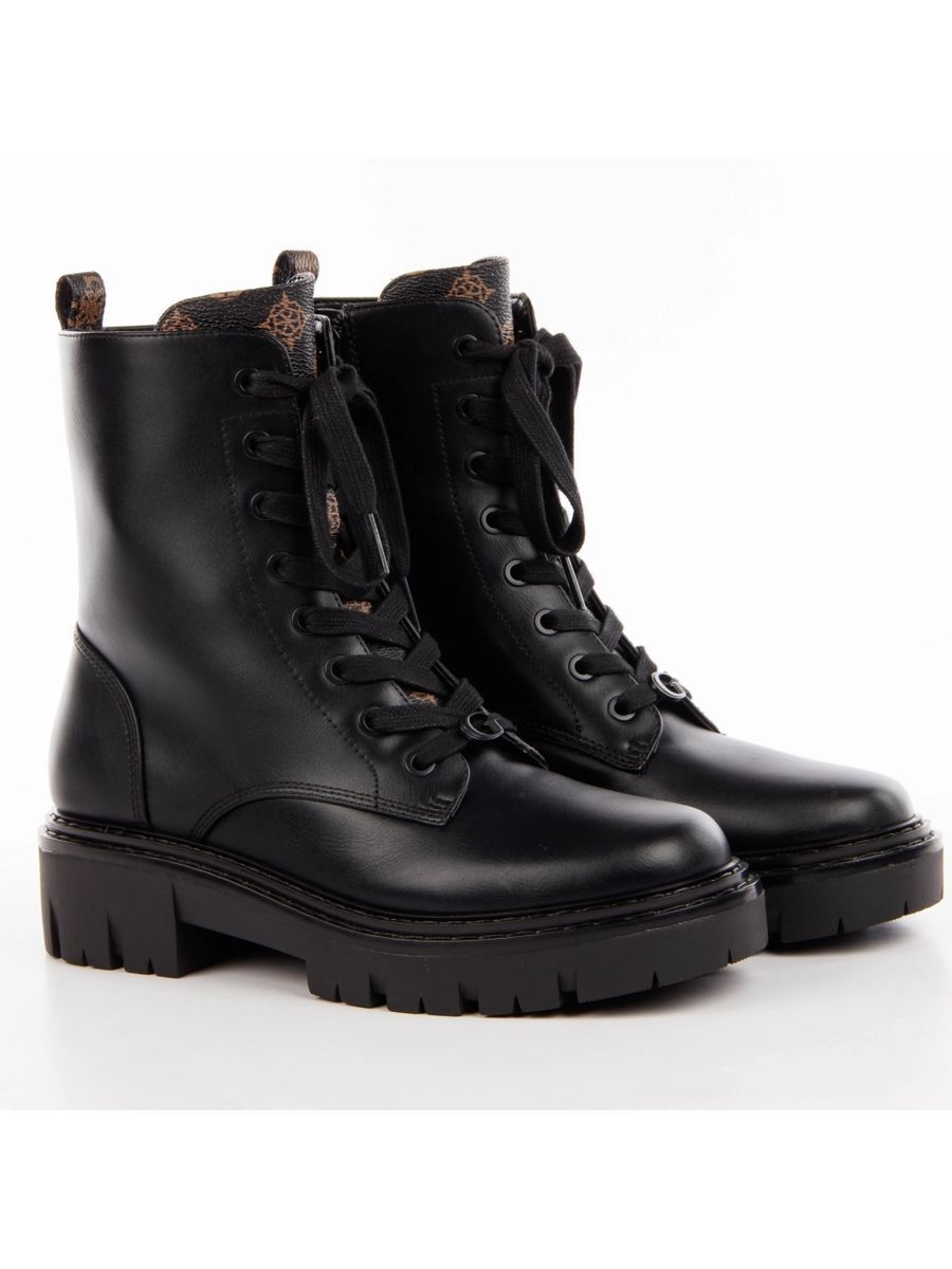 Schnürboots mit Logo-Details