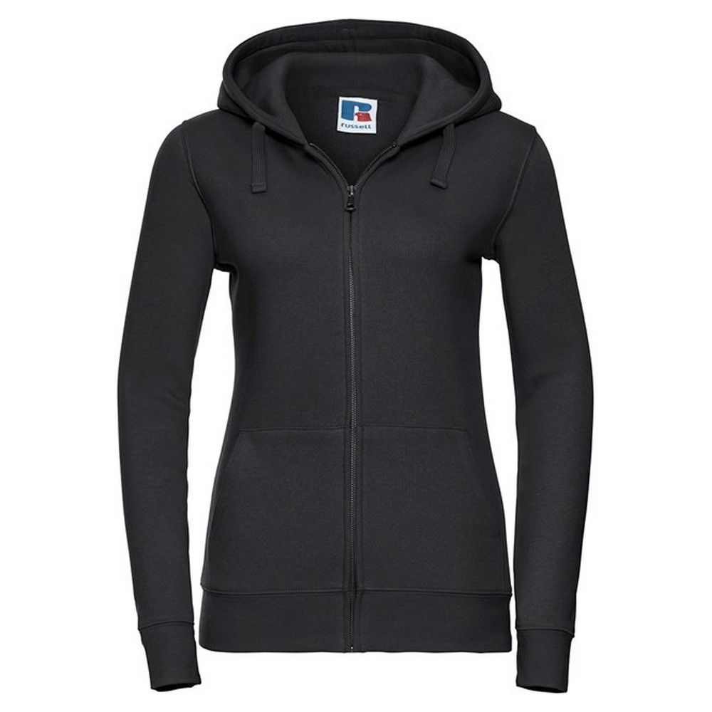 Klassischer Zip-Hoodie aus Baumwollmix