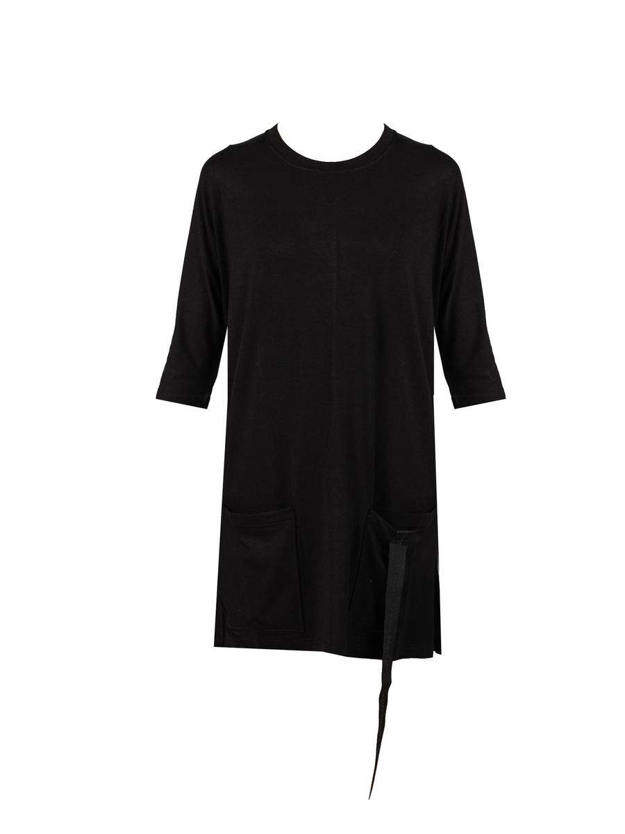 Oversized T-Shirt-Kleid mit Taschen