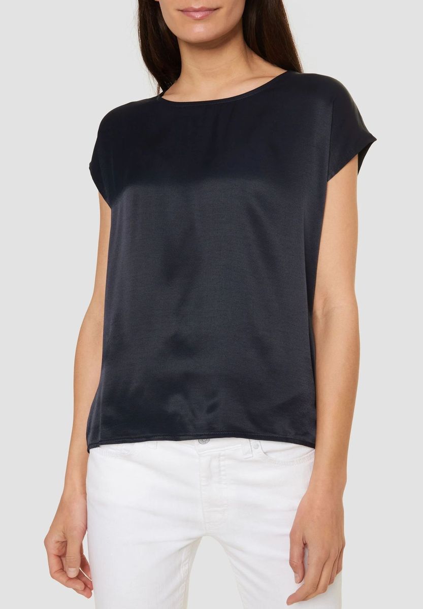 Elegantes Top mit Satin-Vorderseite