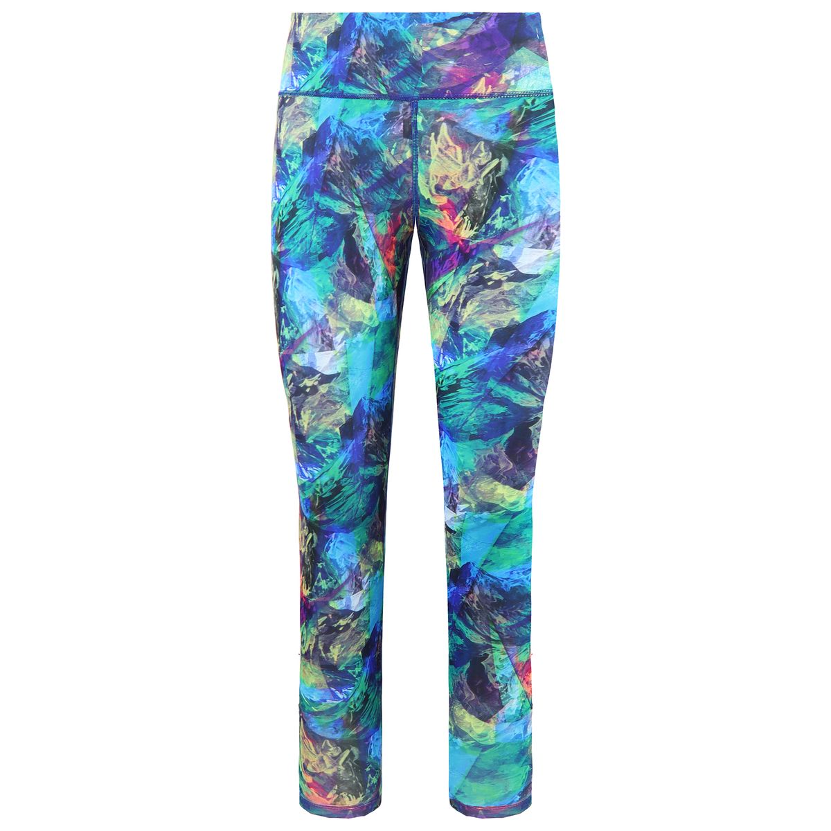 High-Rise Performance-Leggings mit abstraktem Print