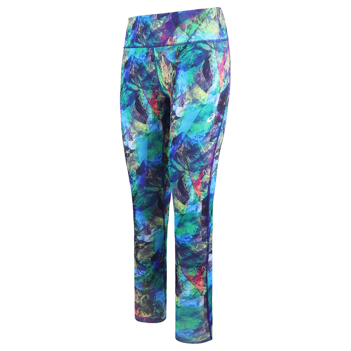 High-Rise Performance-Leggings mit abstraktem Print