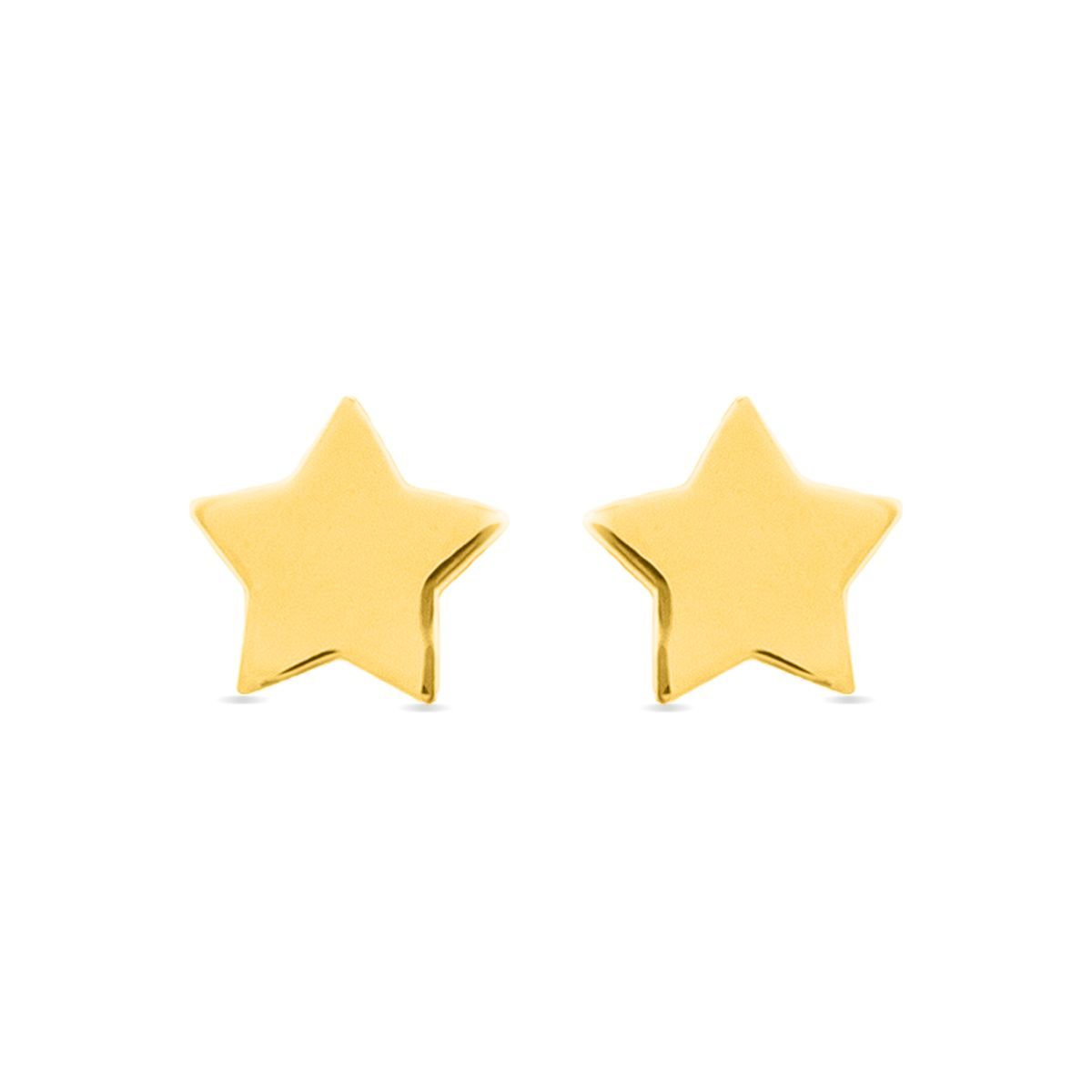 Minimalistische Stern-Ohrstecker