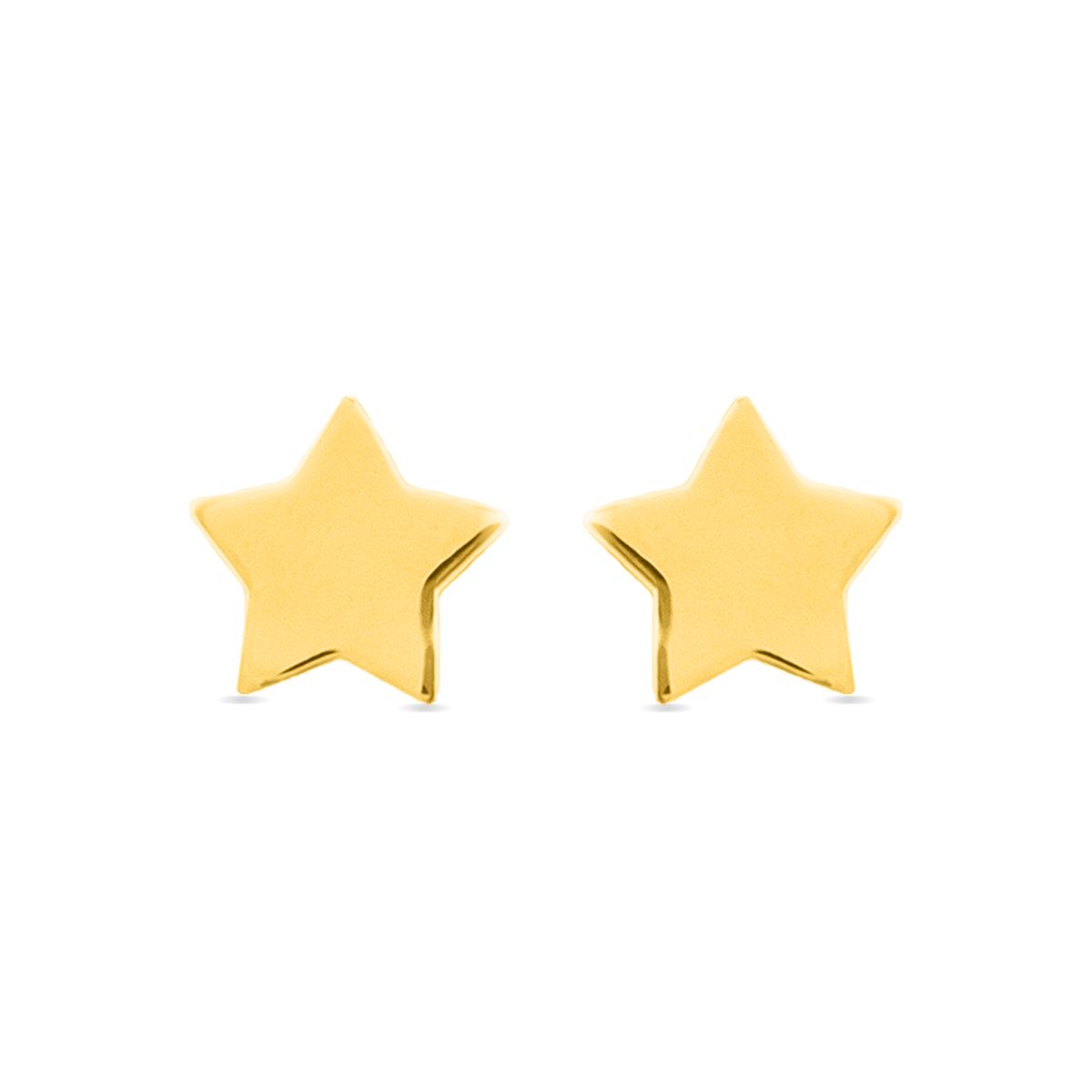 Minimalistische Stern-Ohrstecker