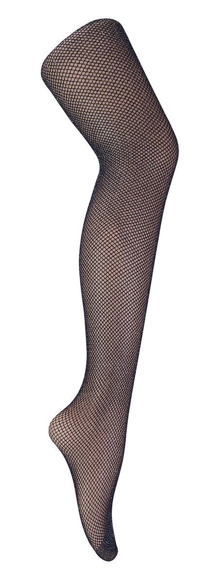 Glitzernde Netzstrumpfhose mit hoher Taille