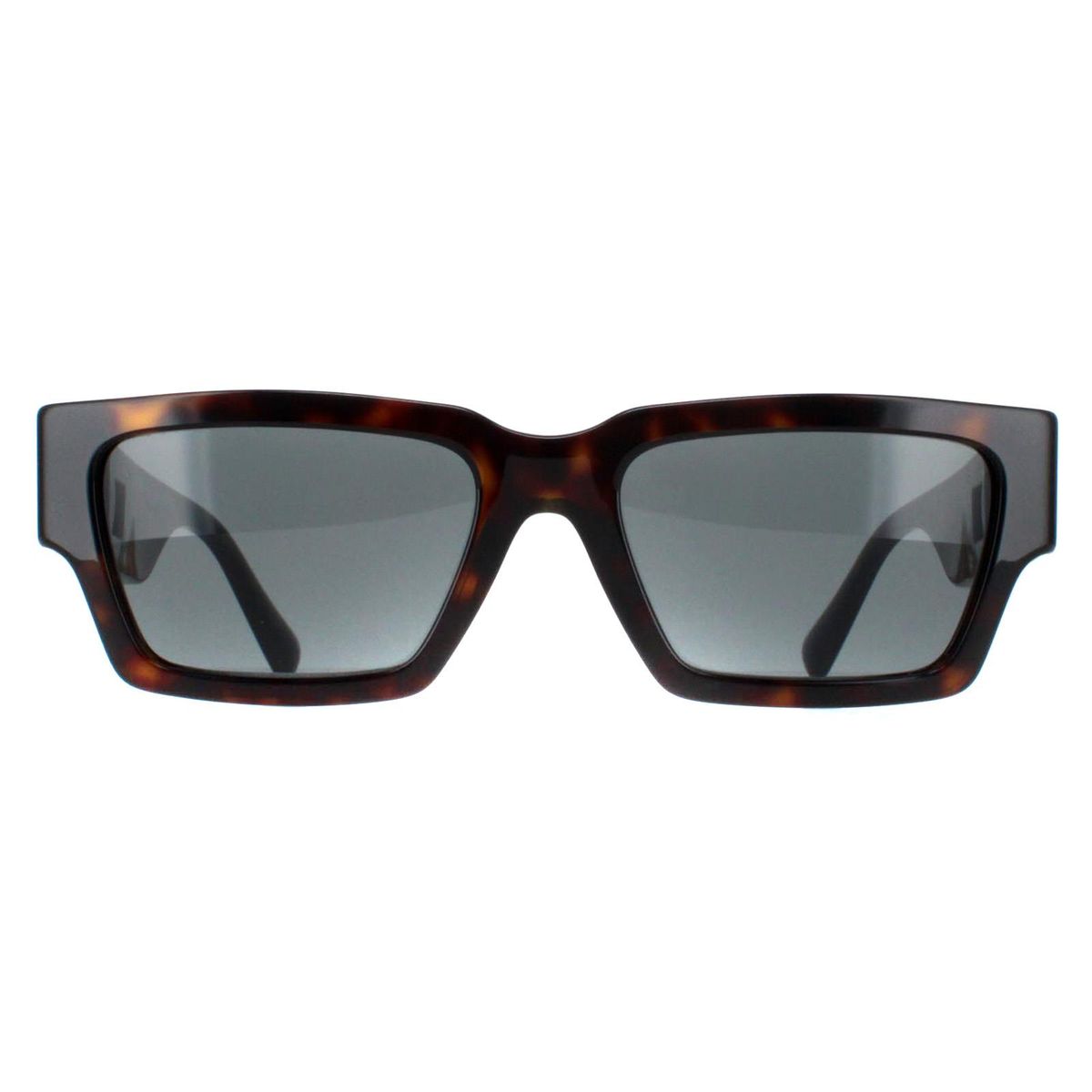 Rechteckige Sonnenbrille mit Medusa-Emblem