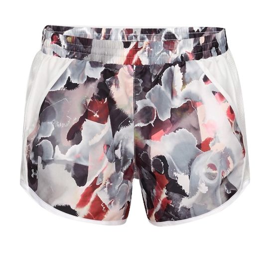 Laufshorts mit abstraktem Aquarellmuster