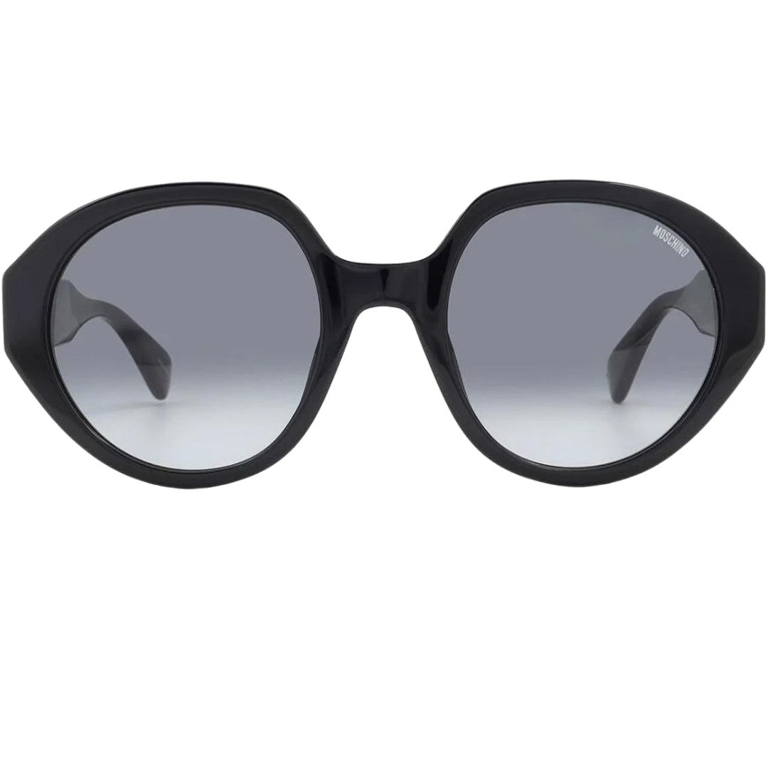 Übergroße runde Sonnenbrille mit Farbverlauf