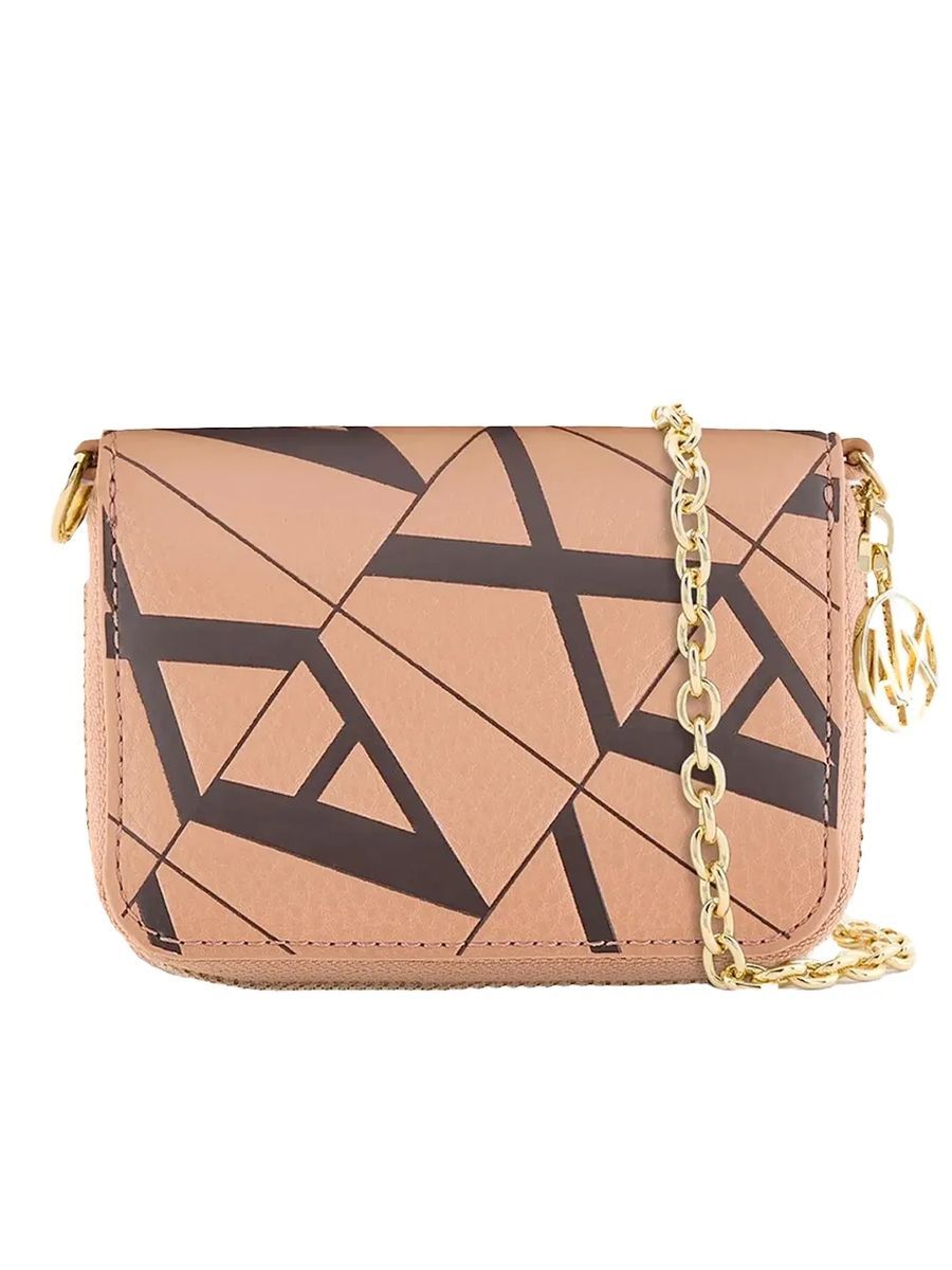 Mini-Umhängetasche mit geometrischem Print