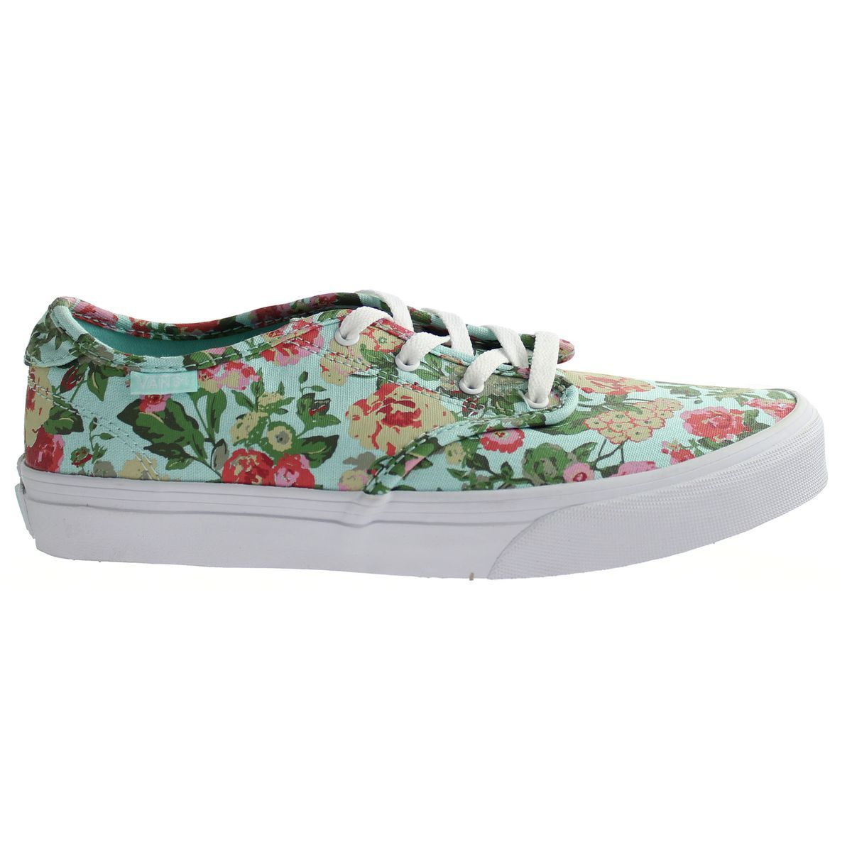 Canvas-Sneaker mit floralem Print