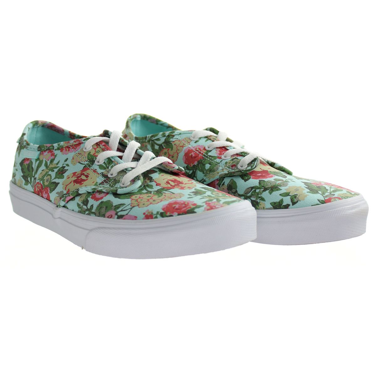 Canvas-Sneaker mit floralem Print