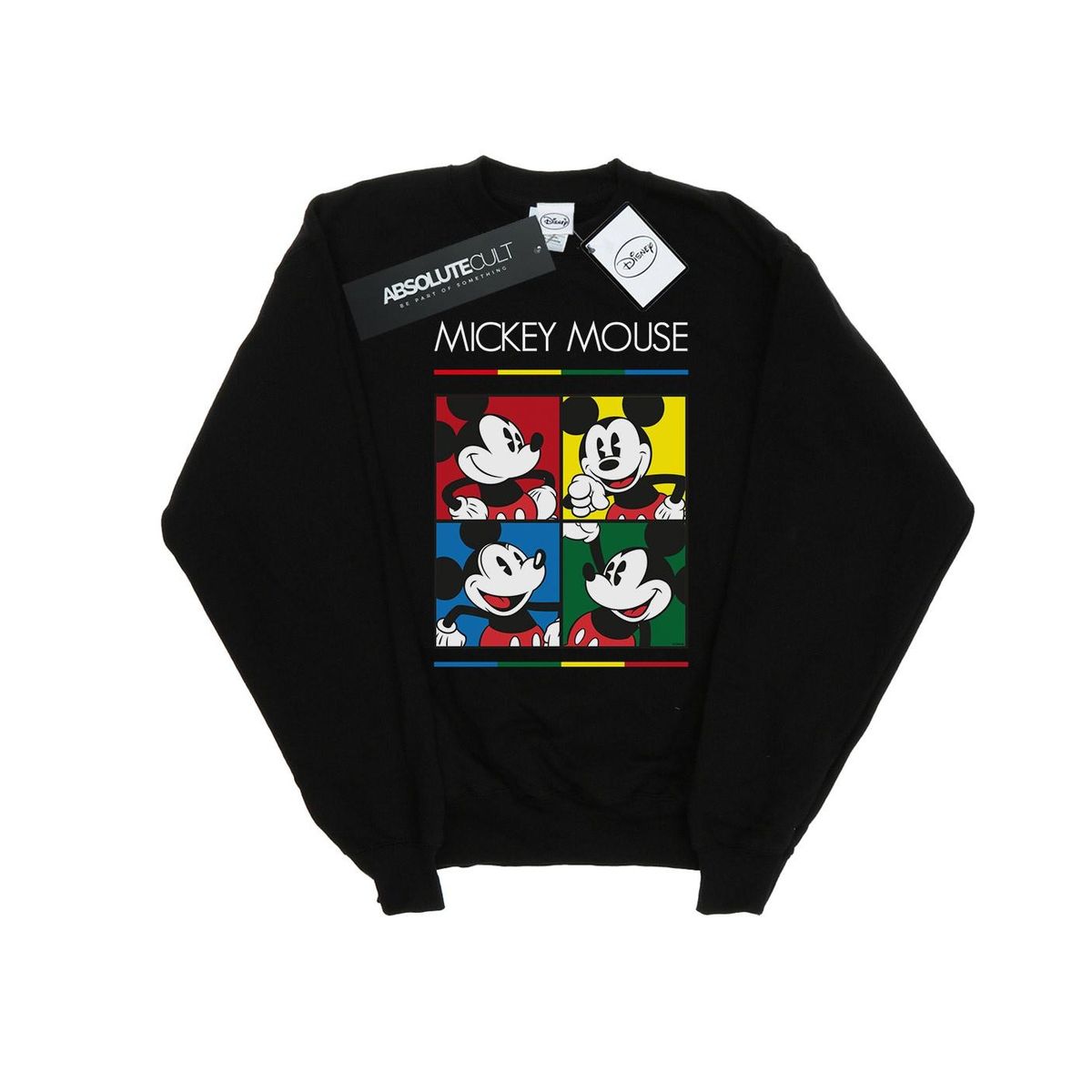 Mickey Mouse Sweatshirt im Pop-Art-Stil