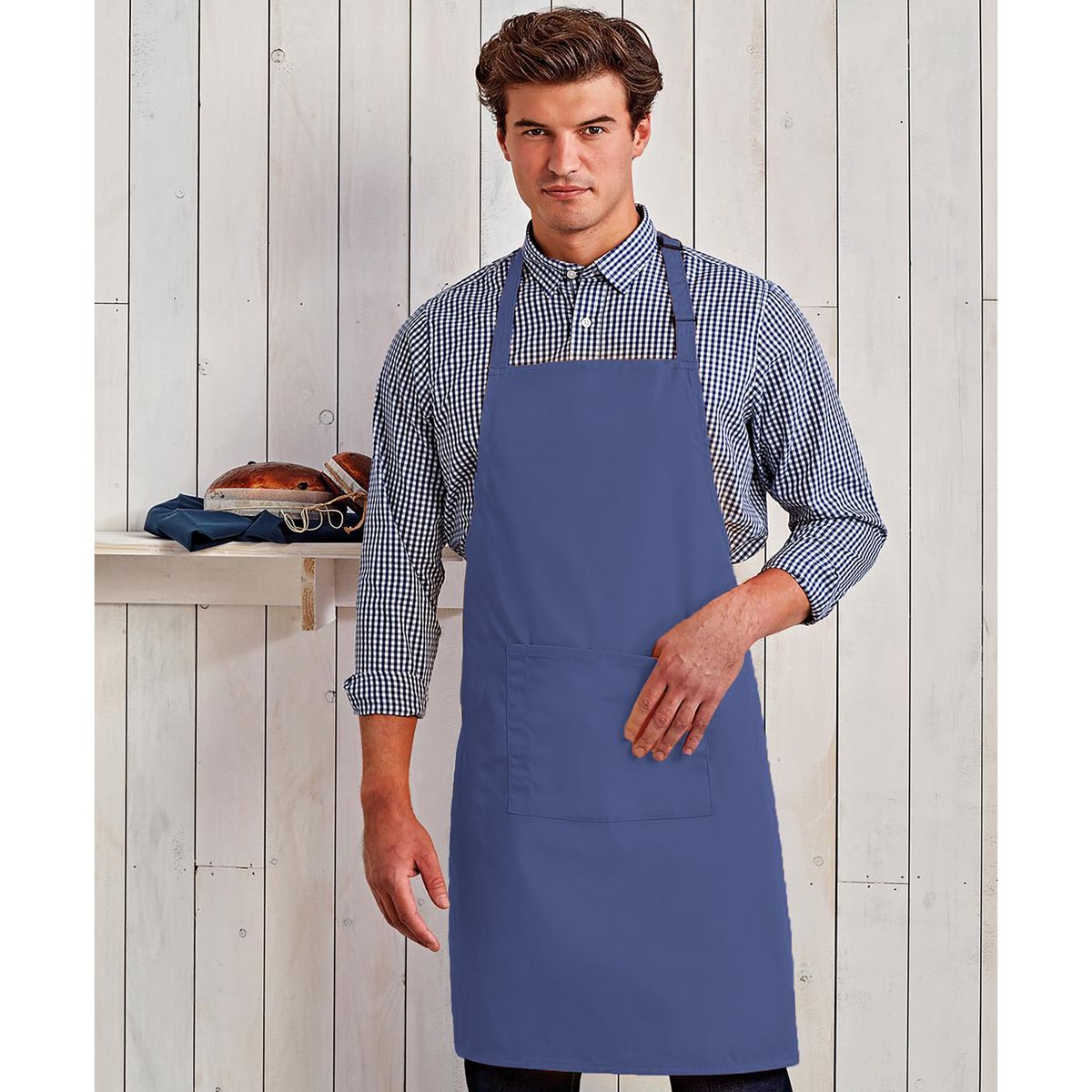Professionelle Latzschürze mit Tasche