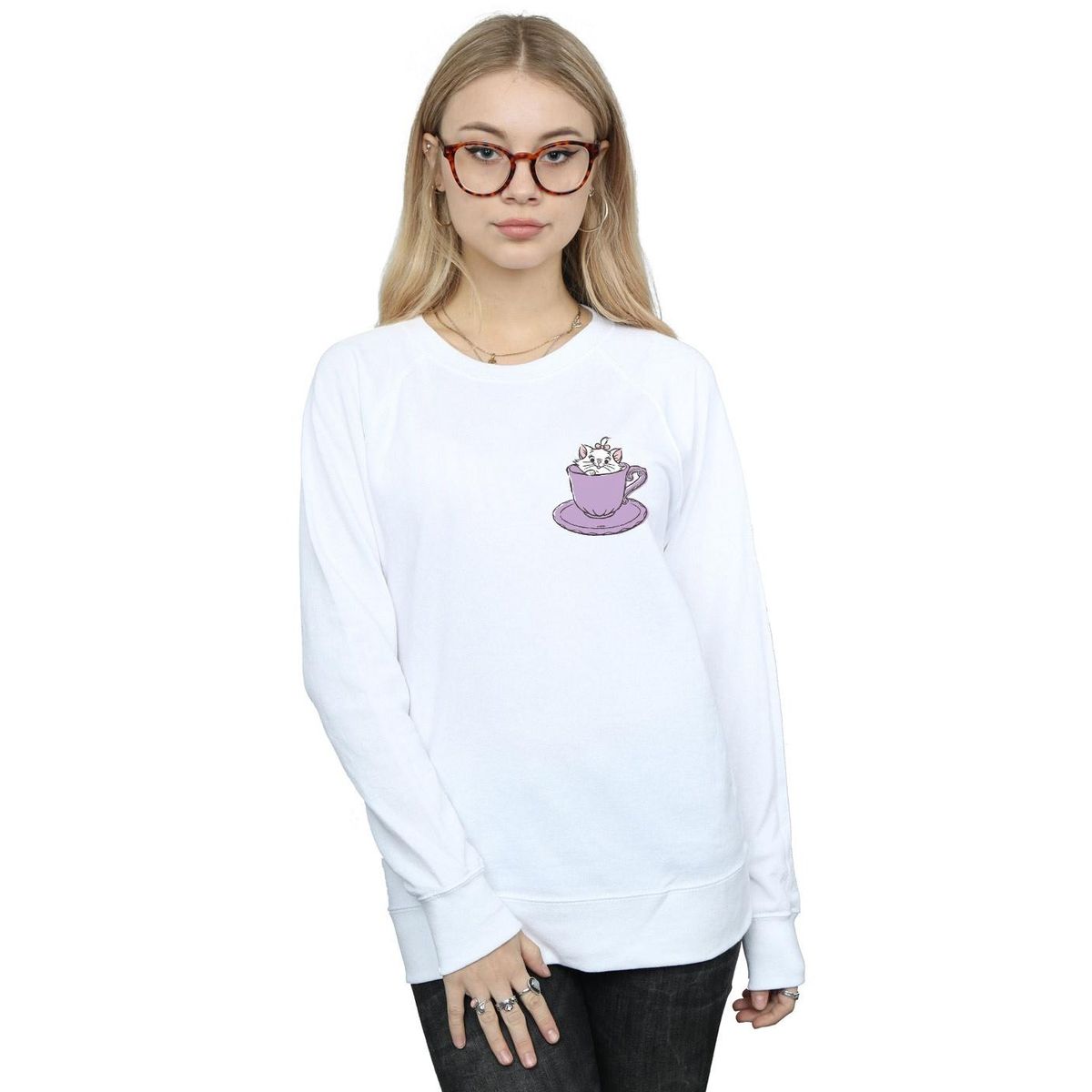 Sweatshirt mit Marie Teetassen-Grafik